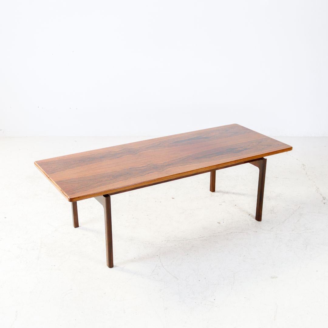 Mid-20th Century Mid Century Rosewood Coffee Table For Sale