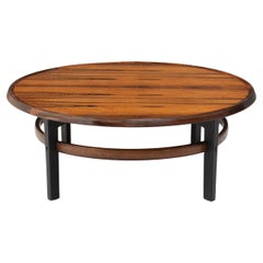 Table basse en bois de rose du milieu du siècle