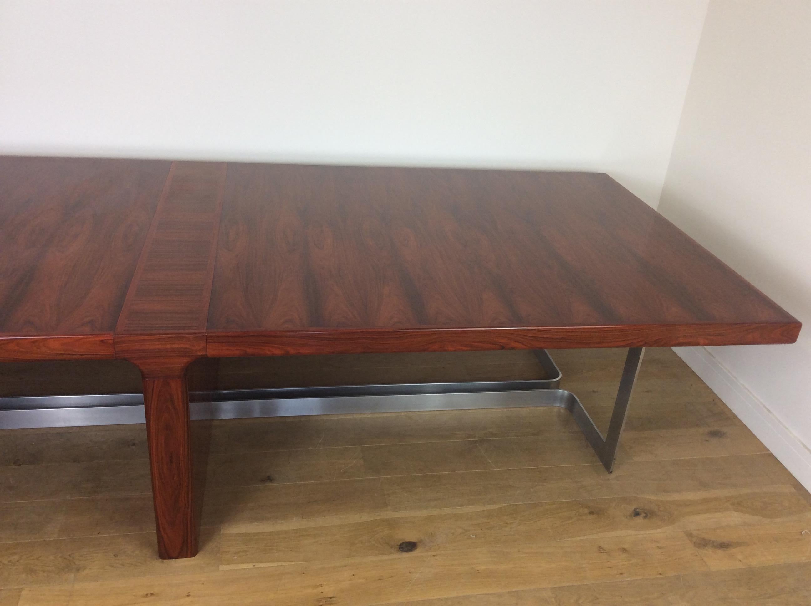 American Midcentury Rosewood Conference Table For Sale