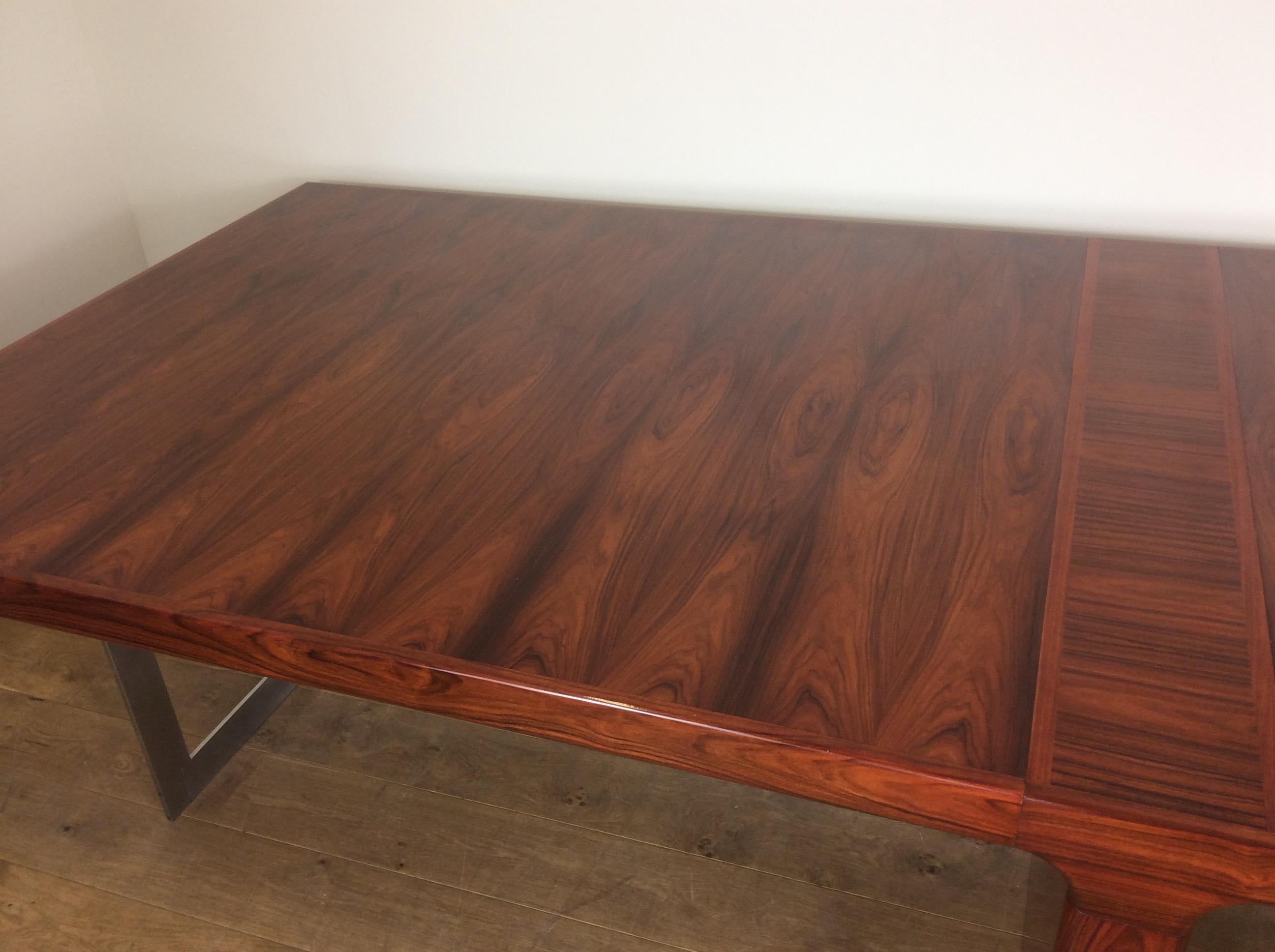 Midcentury Rosewood Conference Table For Sale 3