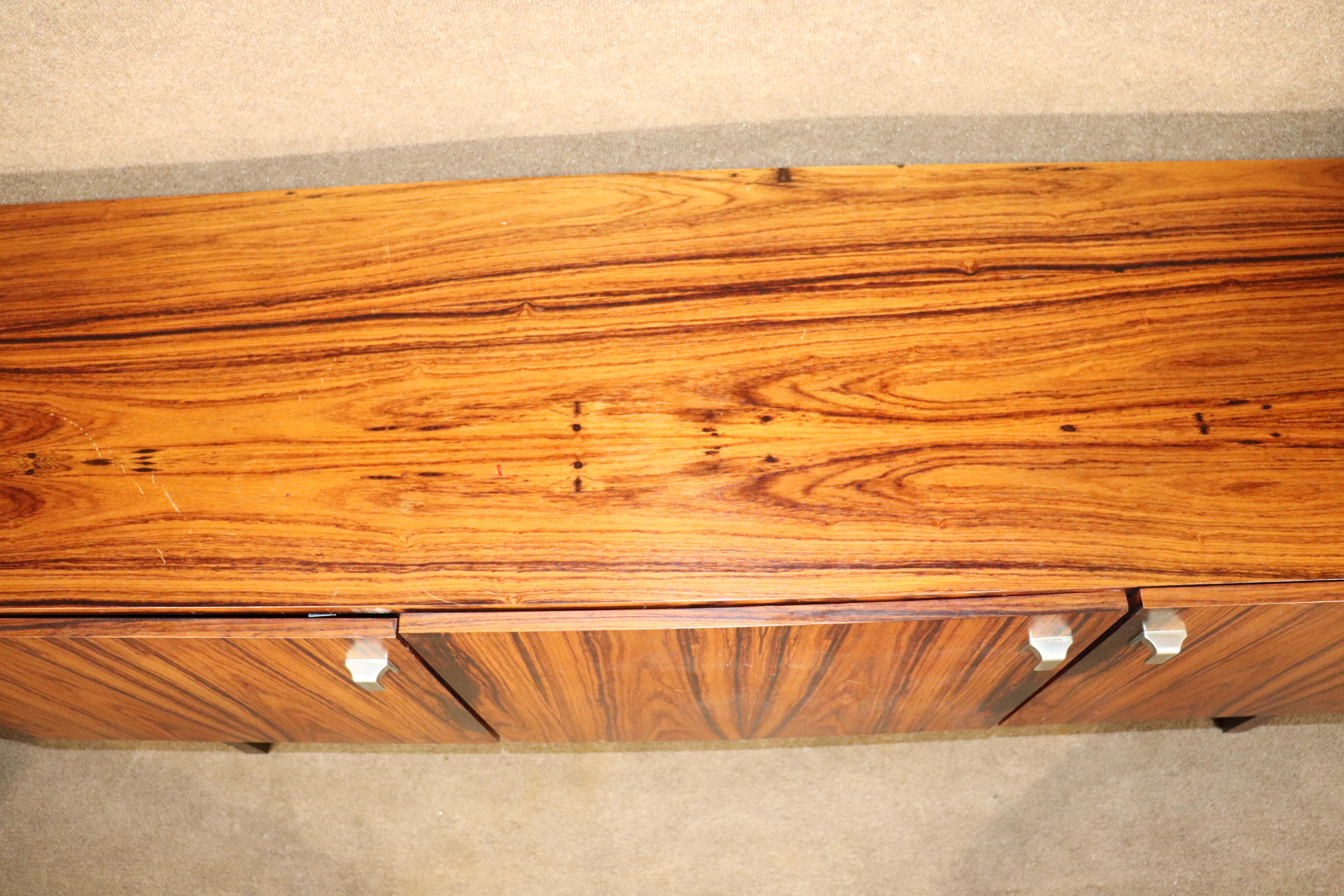 Midcentury Rosewood Credenza For Sale 3