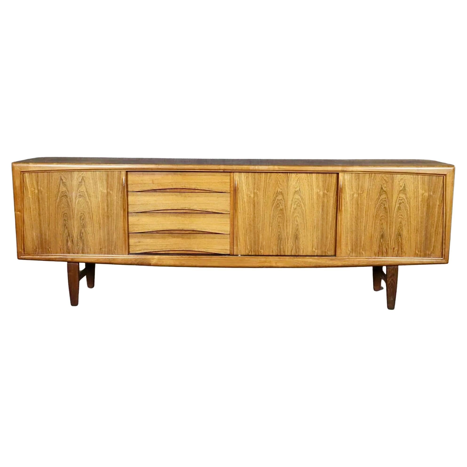 Server danese di metà secolo in palissandro in vendita