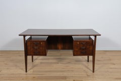 Mid Century Rosewood Desk by Gunnar Nielsen Tibergaard for Tibergaard, 1960s