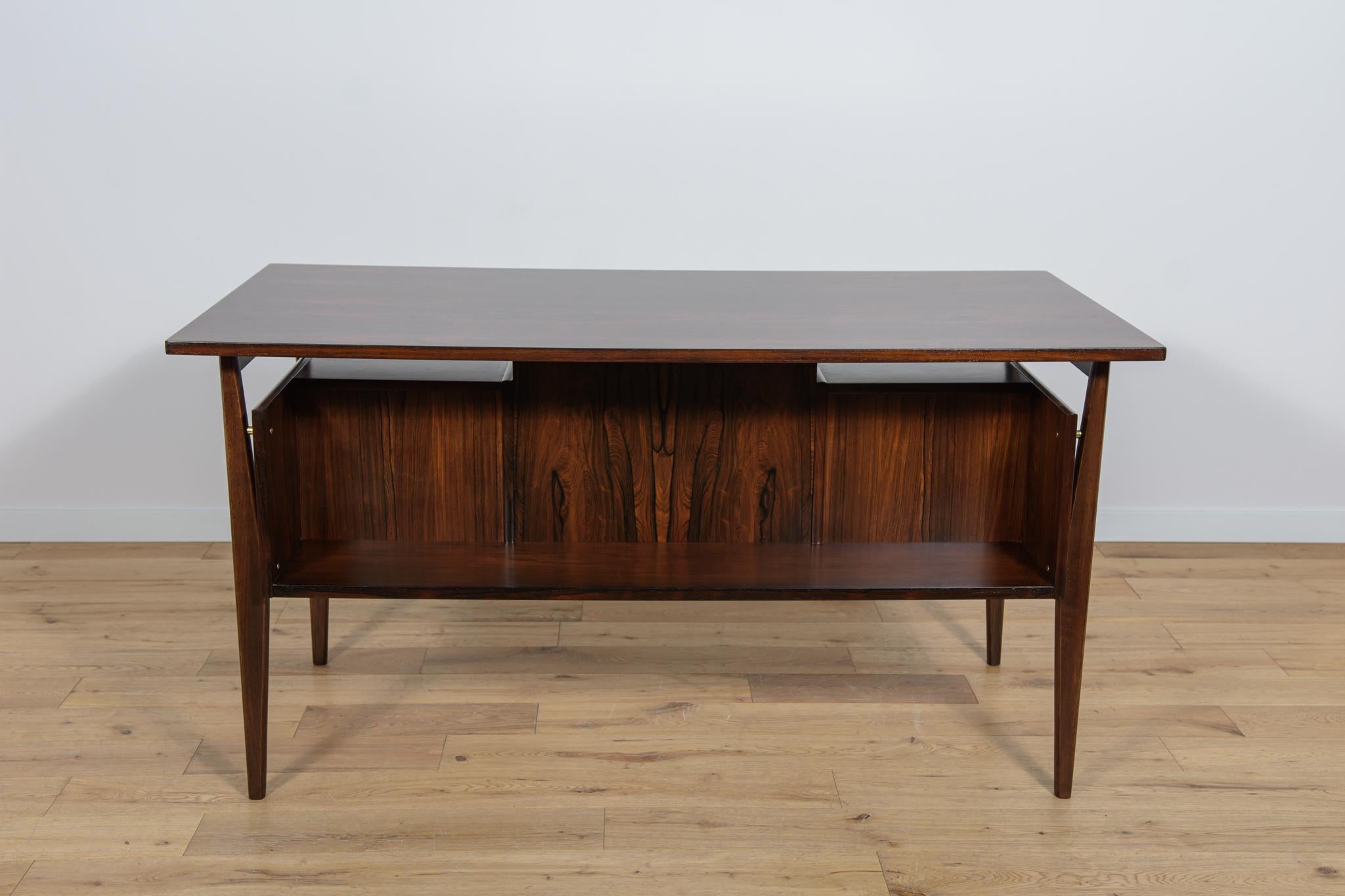 Mid Century Rosewood Desk by Gunnar Nielsen Tibergaard for Tibergaard, 1960s For Sale 2