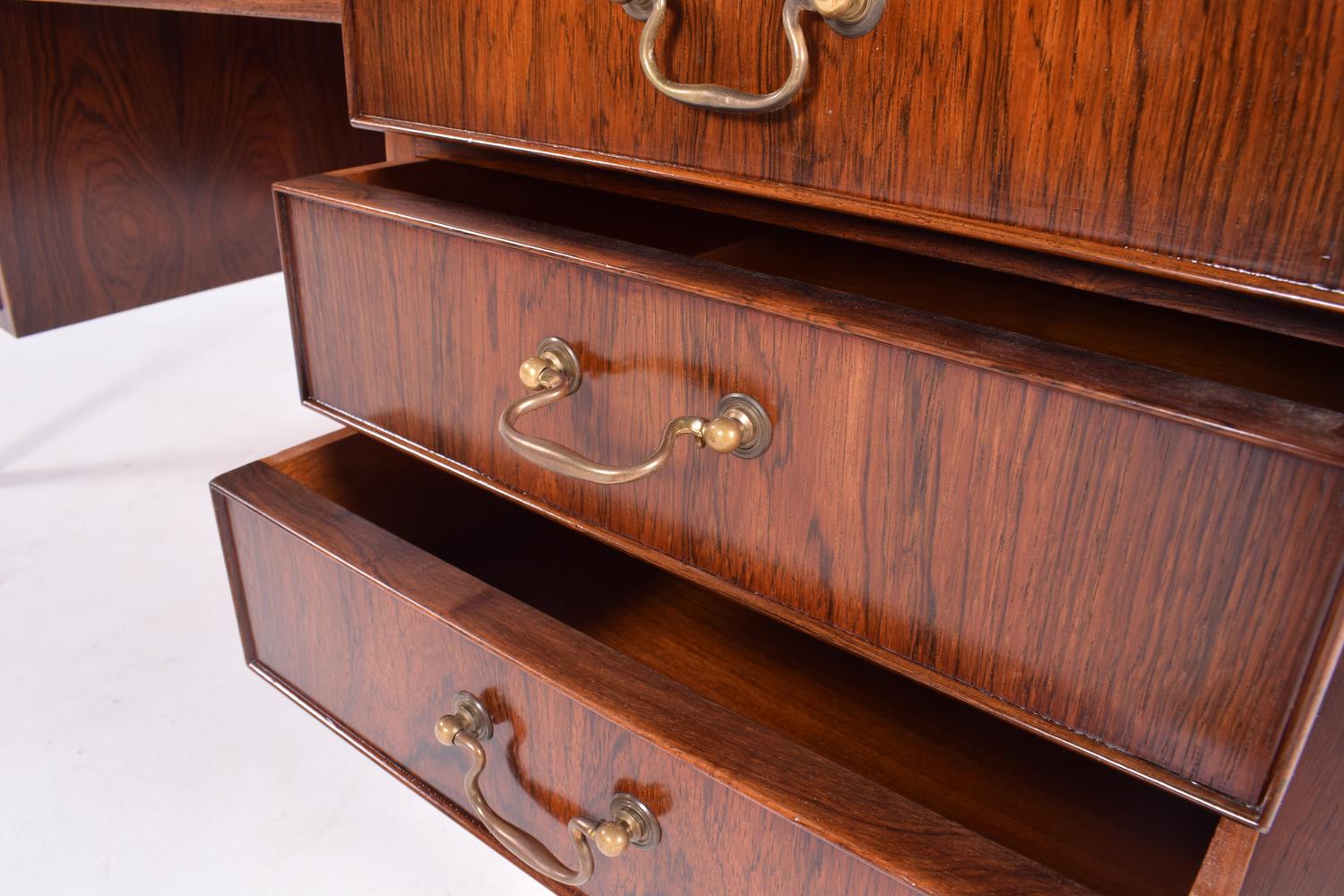 Midcentury Rosewood Desk by Ole Wanscher for AJ Iversen, 1950s 5