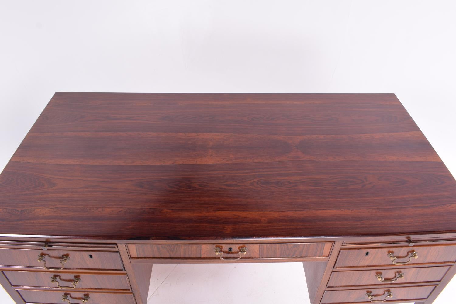 20th Century Midcentury Rosewood Desk by Ole Wanscher for AJ Iversen, 1950s