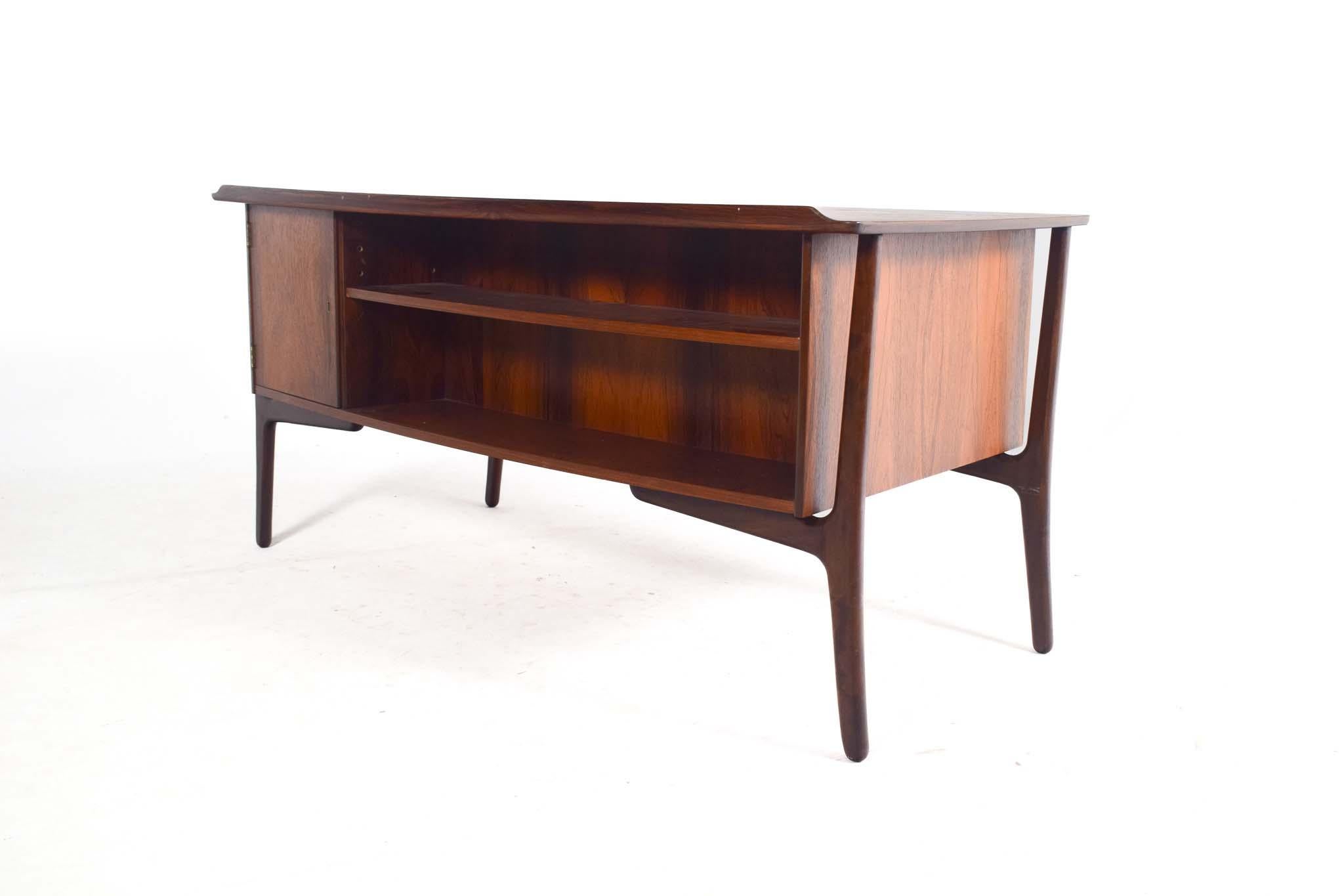 Mid-Century Rosewood Desk by Svend Aage Madsen for Sigurd Hansen 4