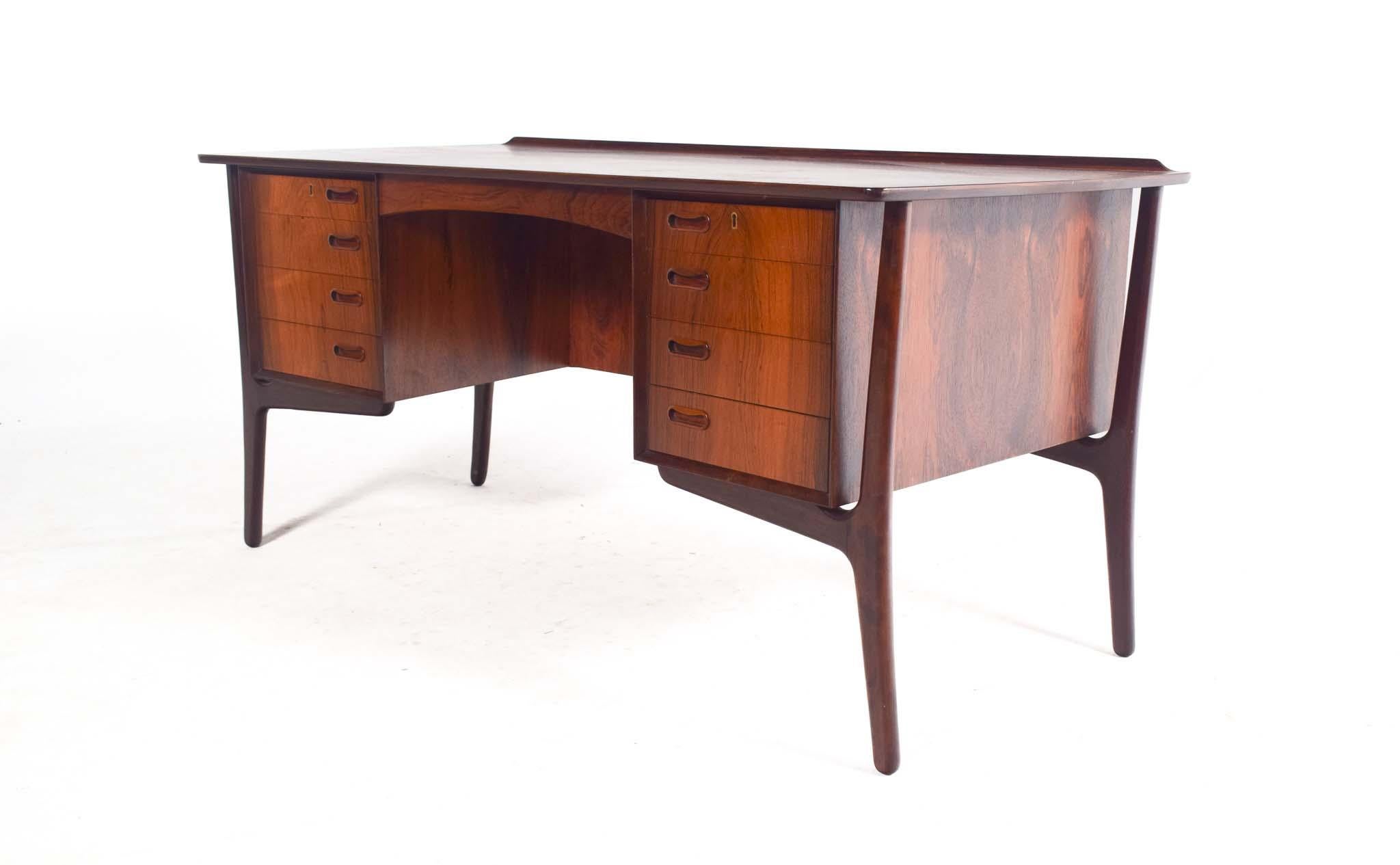 Mid-Century Modern Mid-Century Rosewood Desk by Svend Aage Madsen for Sigurd Hansen