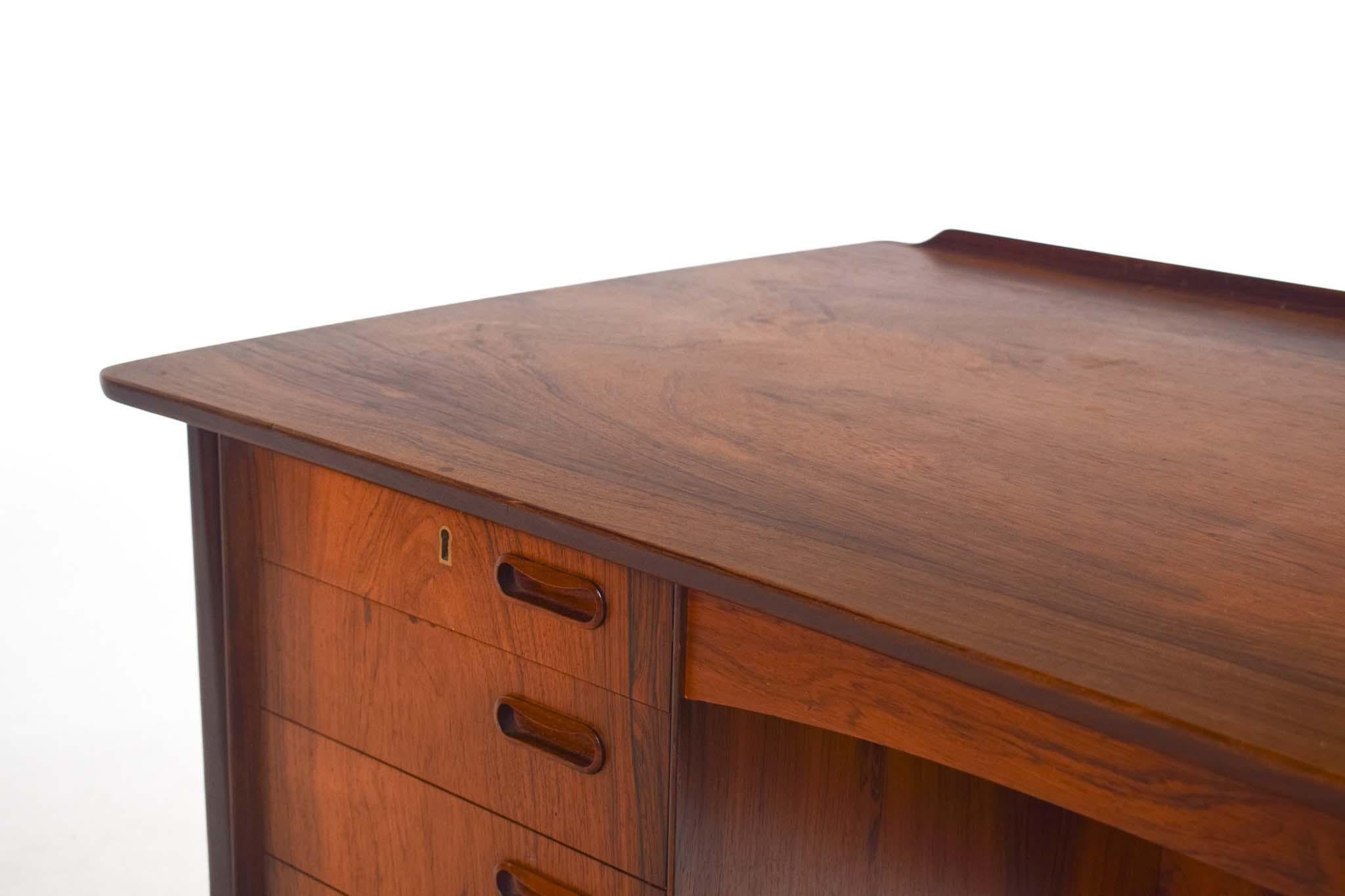Mid-Century Rosewood Desk by Svend Aage Madsen for Sigurd Hansen 1
