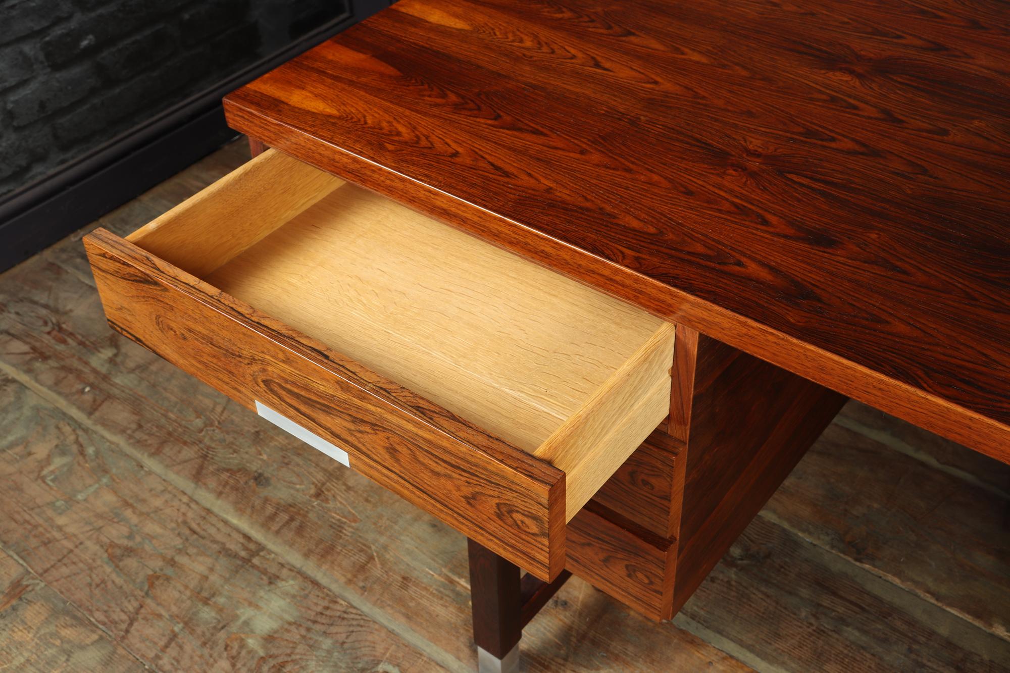 Mid-20th Century Mid Century Rosewood Desk EP401 by Eigil Petersens