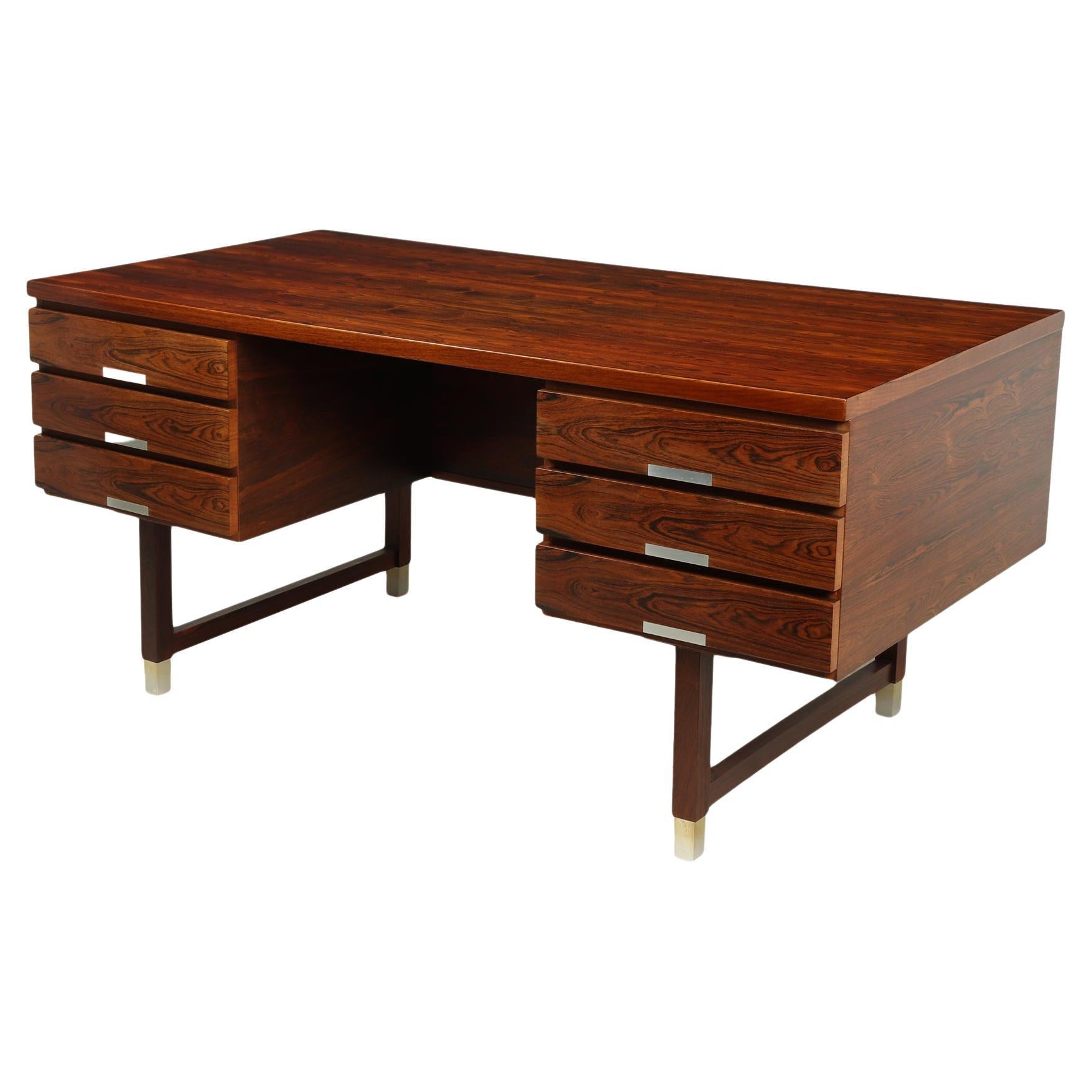 Mid Century Rosewood Desk EP401 by Eigil Petersens