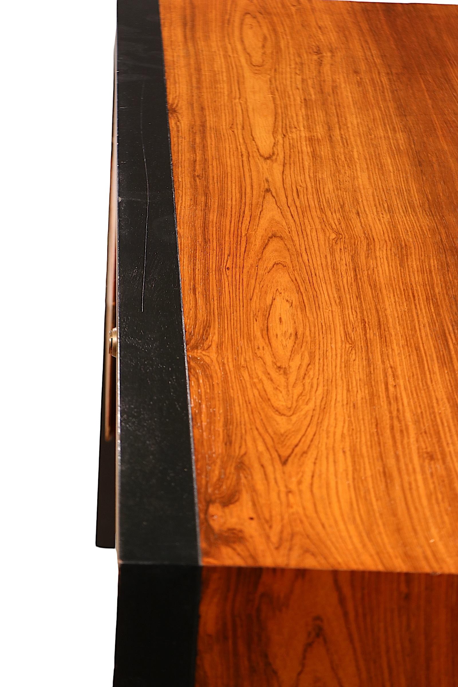 Américain Probber de bureau en bois de rose du milieu des années 1950/60 en vente