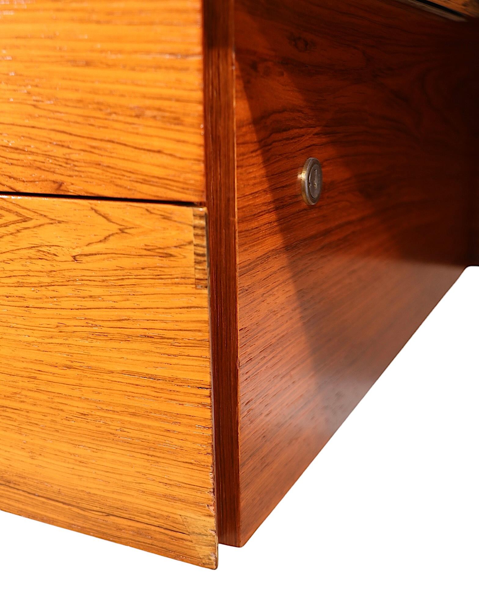 20ième siècle Probber de bureau en bois de rose du milieu des années 1950/60 en vente