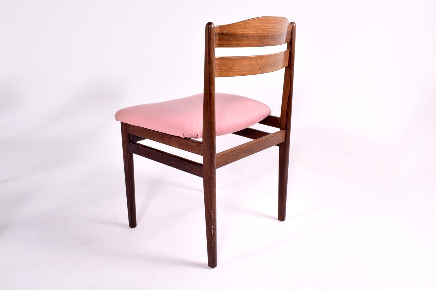Midcentury Rosewood Dining Chairs, 1960s In Good Condition In Lisboa, Lisboa