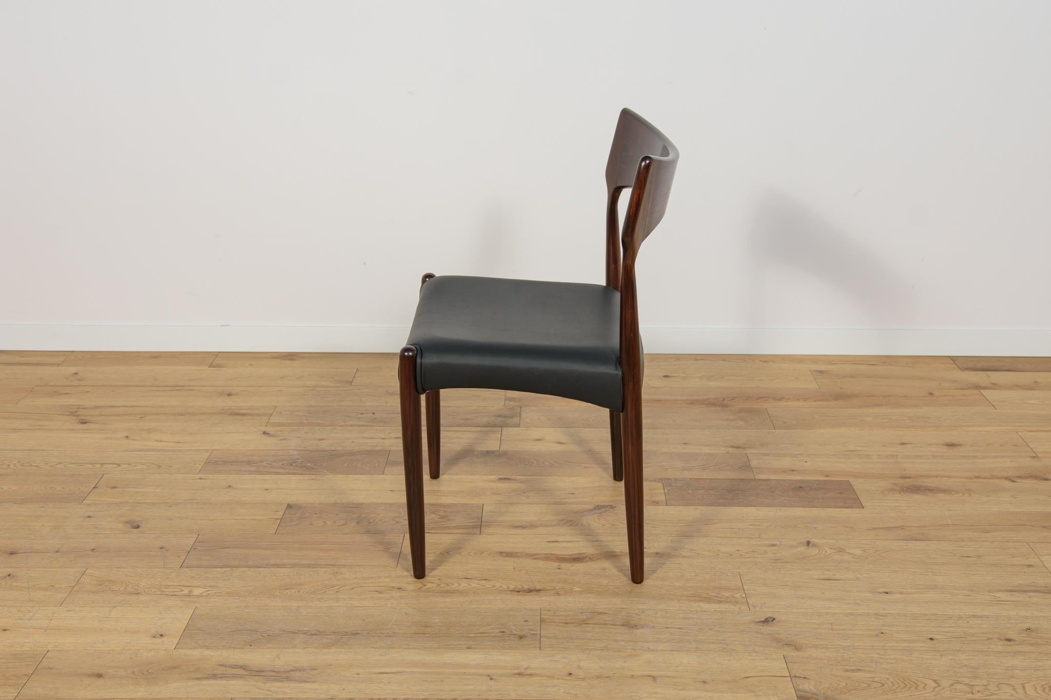 Mid Century Rosewood Dining Chairs from Bernhard Pedersen & Son, 1960s, Set of 6 For Sale 2