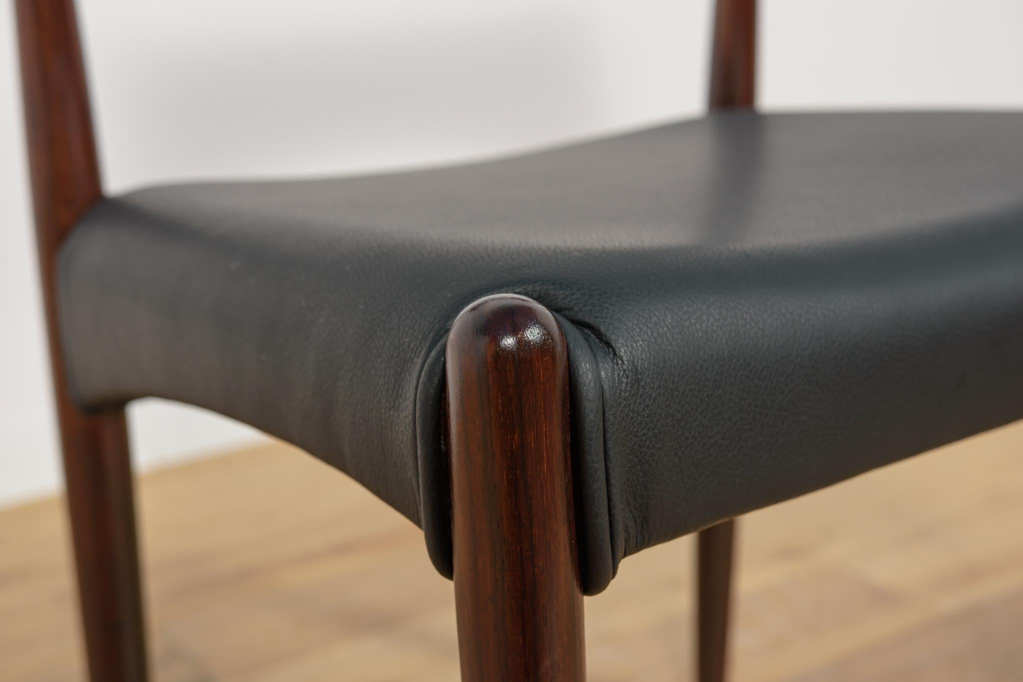 Mid Century Rosewood Dining Chairs from Bernhard Pedersen & Son, 1960s, Set of 6 For Sale 6
