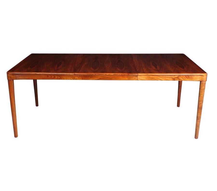 Midcentury Rosewood Dining Table by H W Klien for Bramin In Excellent Condition In Paddock Wood, Kent