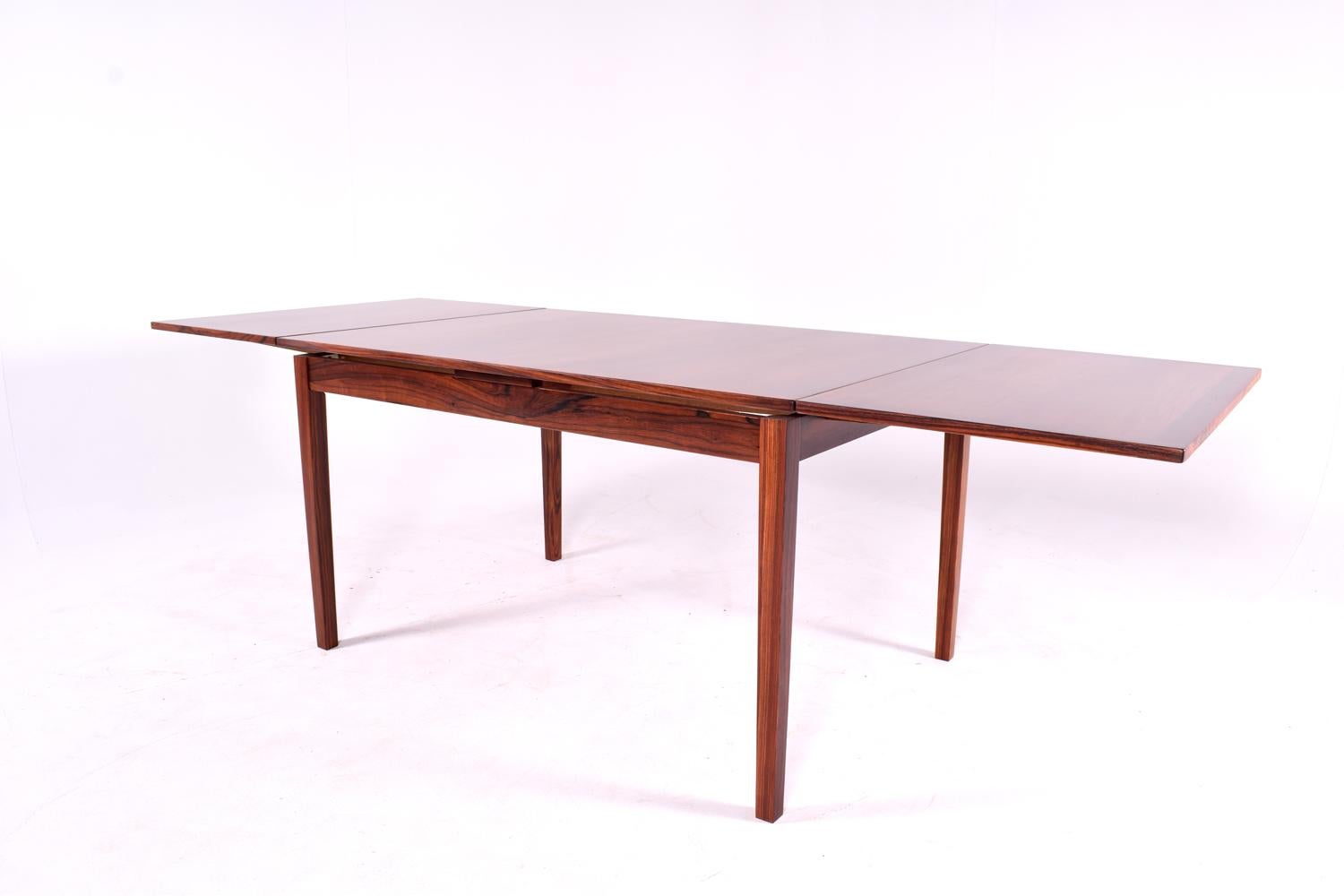 Midcentury Rosewood Dining Table by Kaj Winding for Slagelse 6