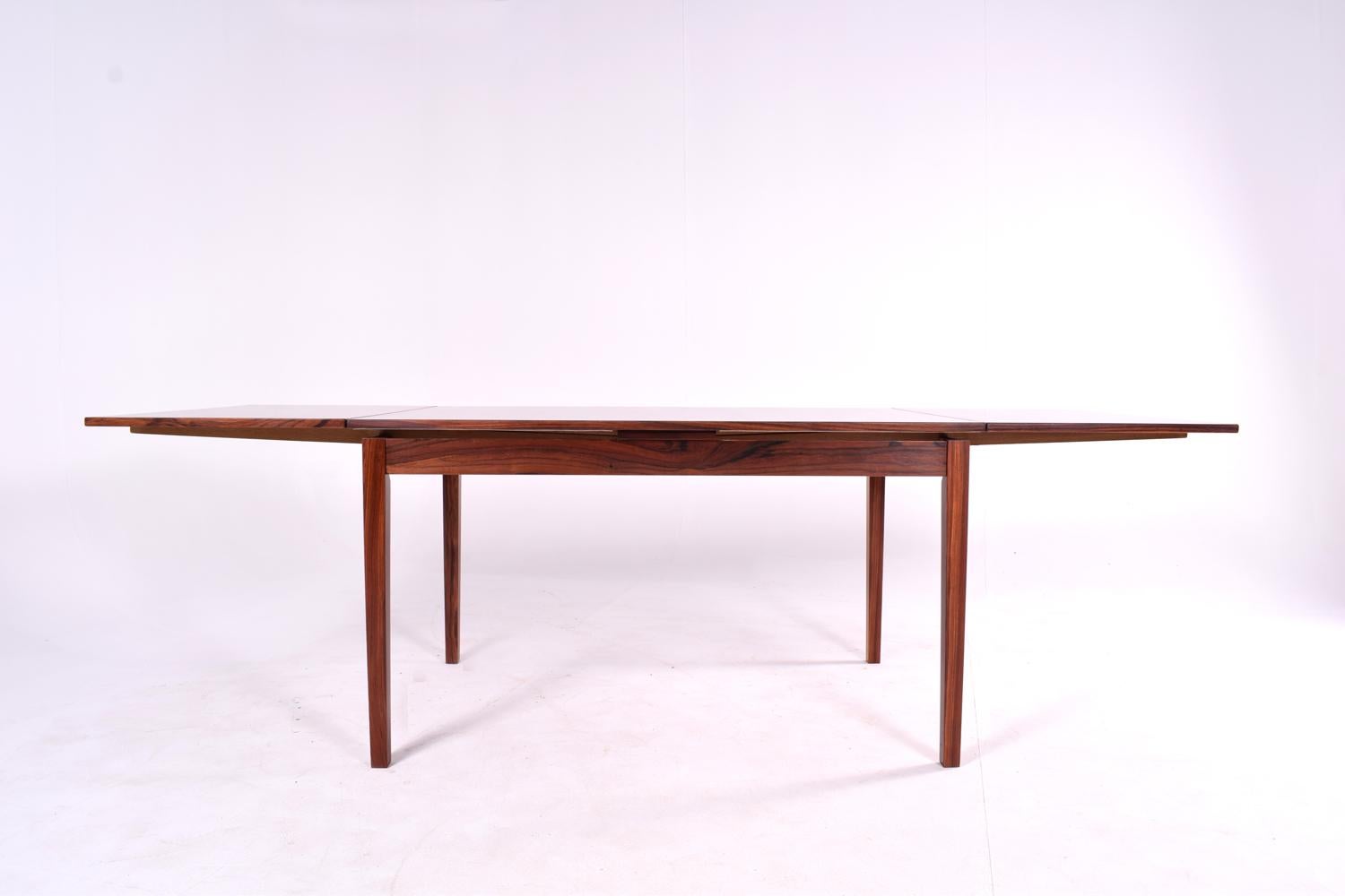 Midcentury Rosewood Dining Table by Kaj Winding for Slagelse 2