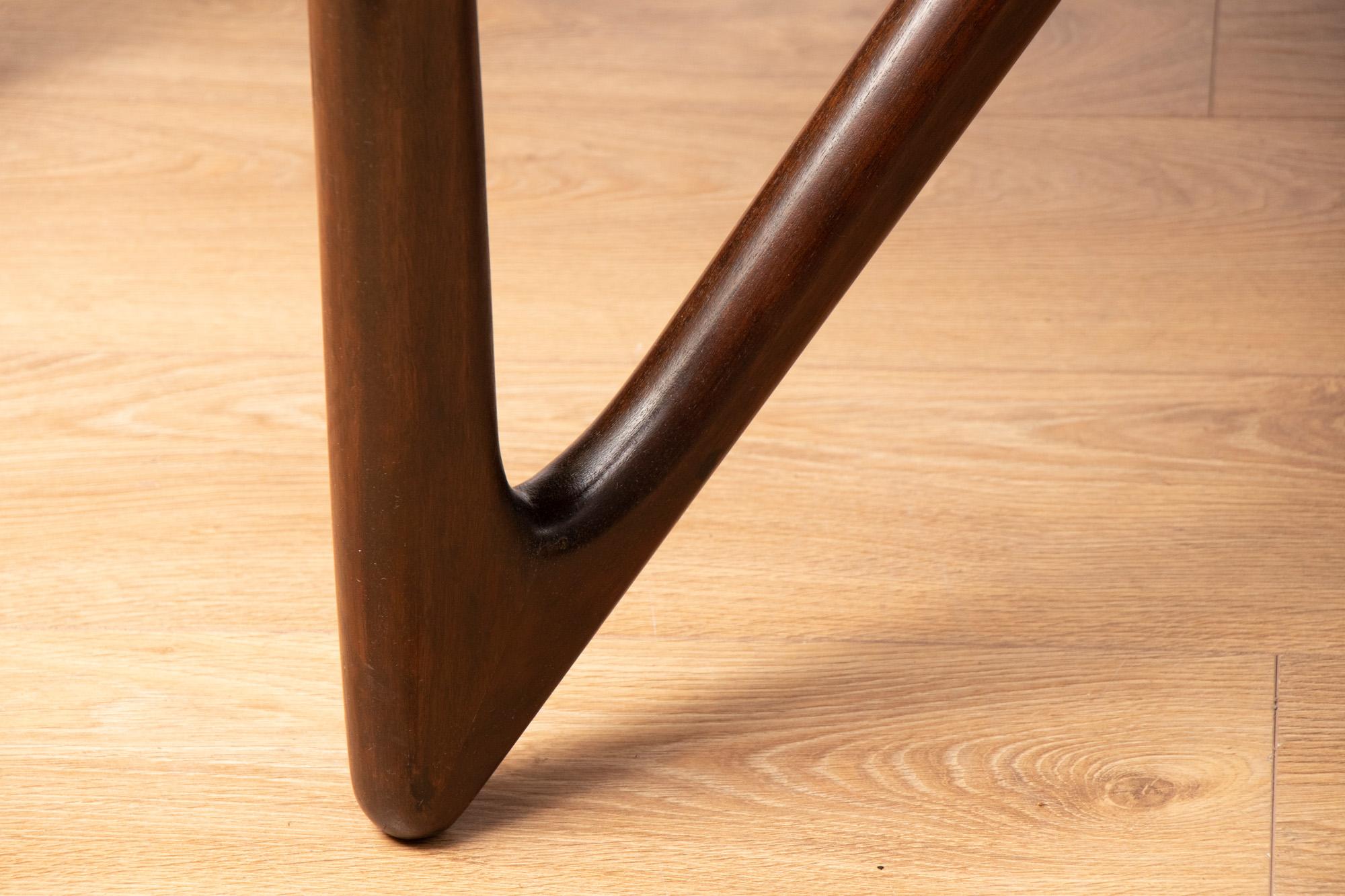 Danish Mid Century Rosewood Dining Table by Niels Koefoed For Sale