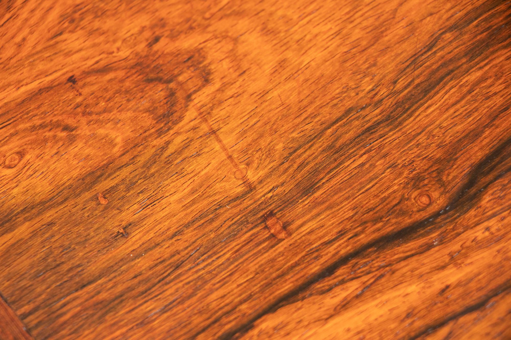 Mid Century Rosewood Dining Table by Niels Koefoed For Sale 2