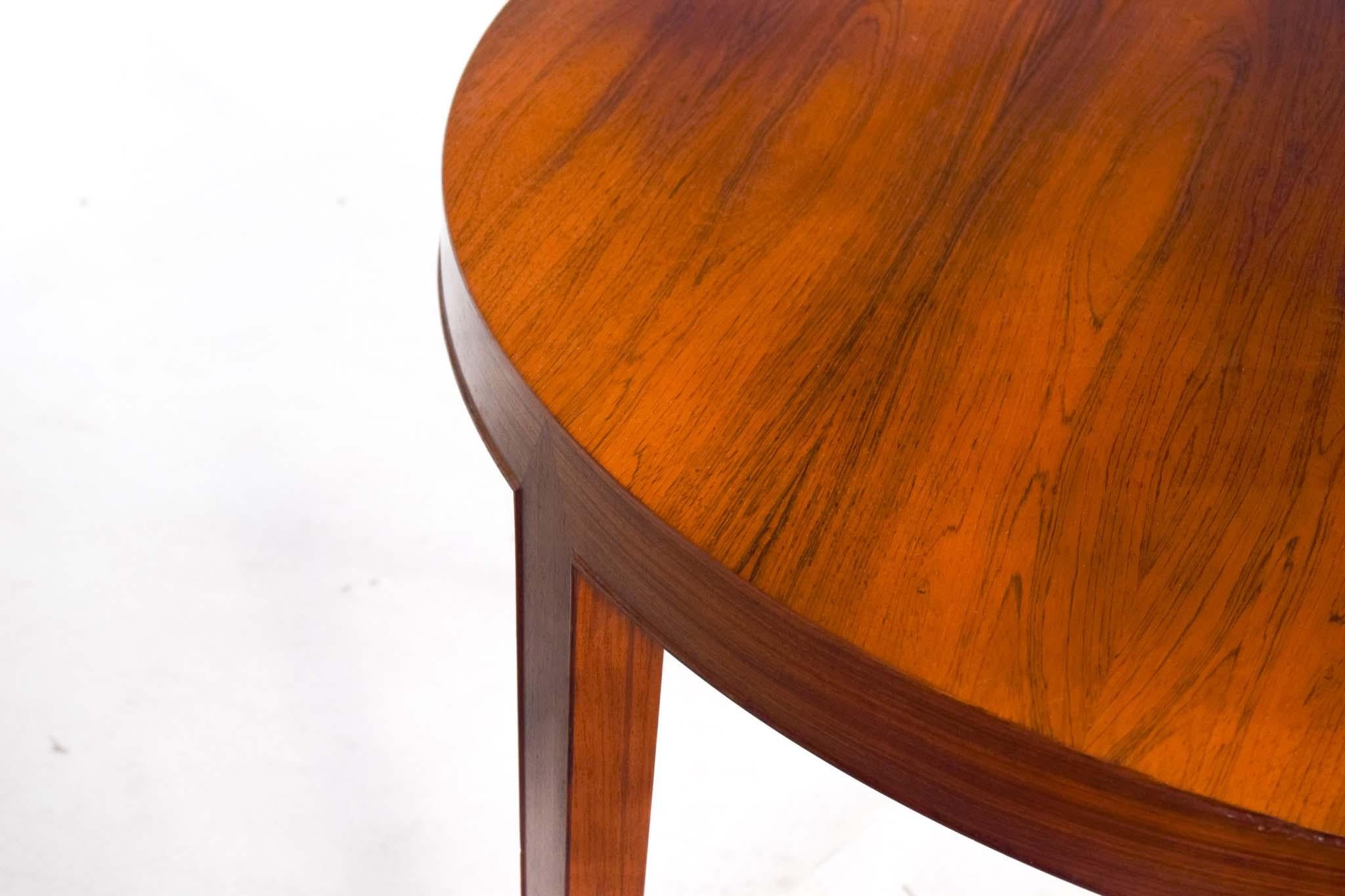 Danish Mid Century Rosewood Dining Table by Severin Hansen for Haslev