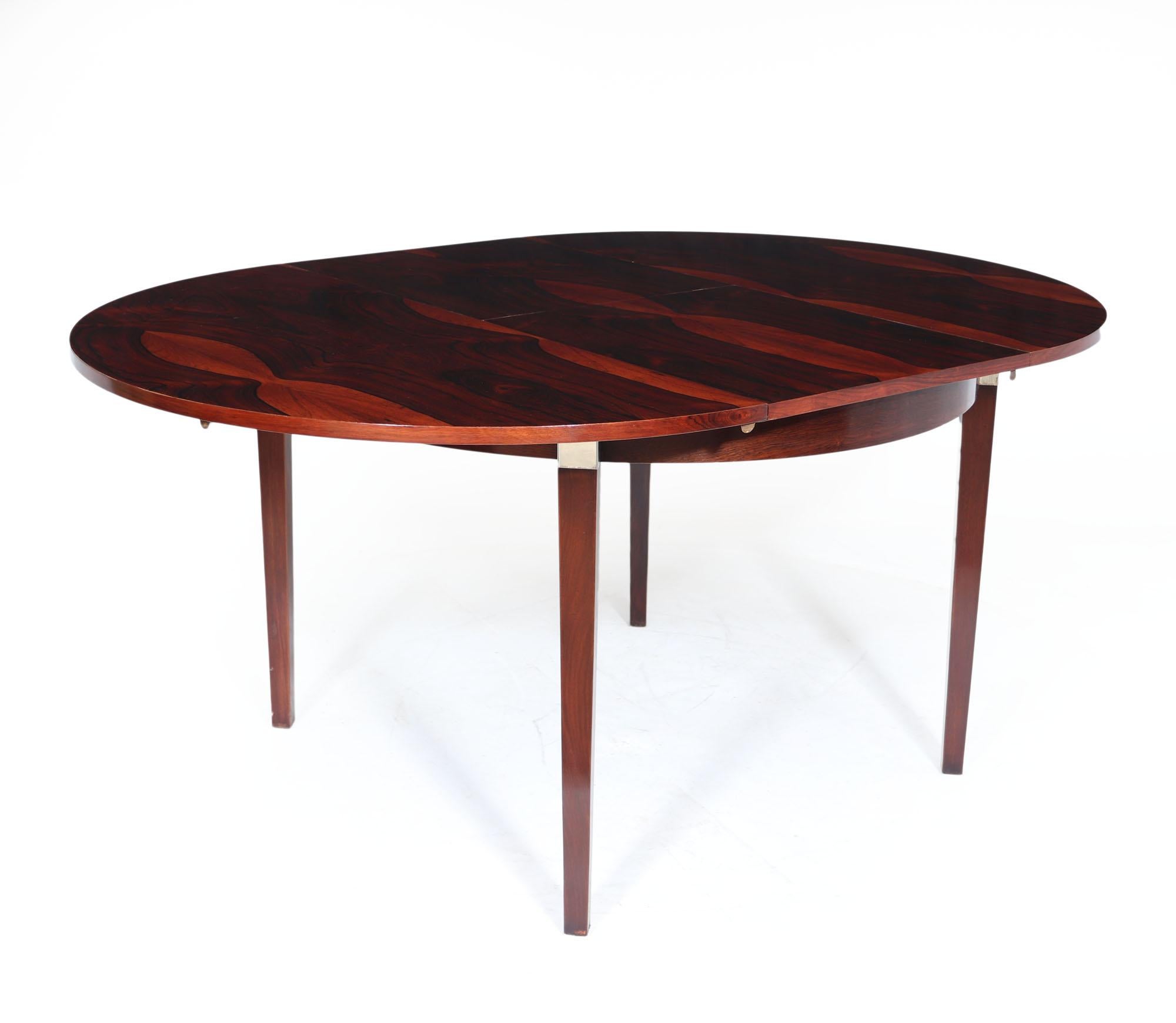 Mid-Century Rosewood Dining Table 5