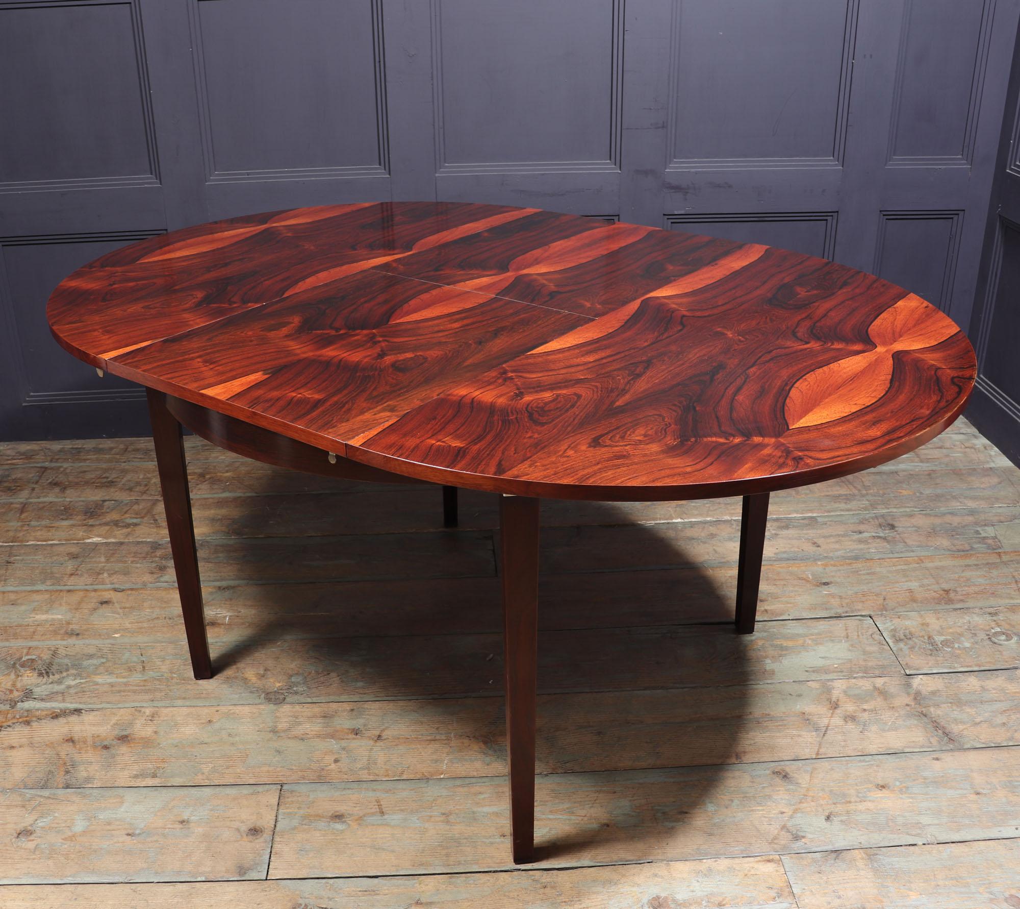 Mid-Century Rosewood Dining Table 3