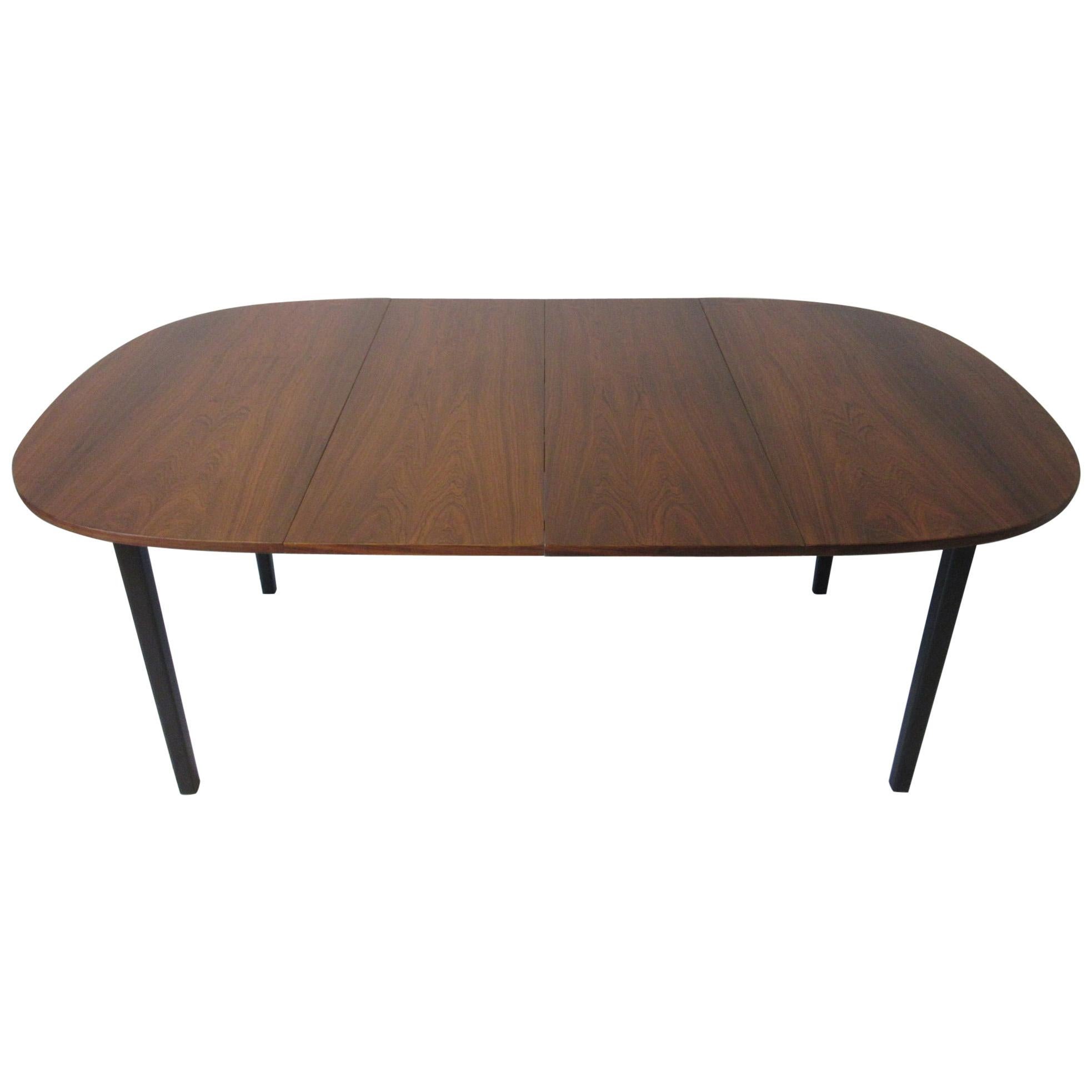 Mid Century Rosewood Dining Table in the Style of Directional