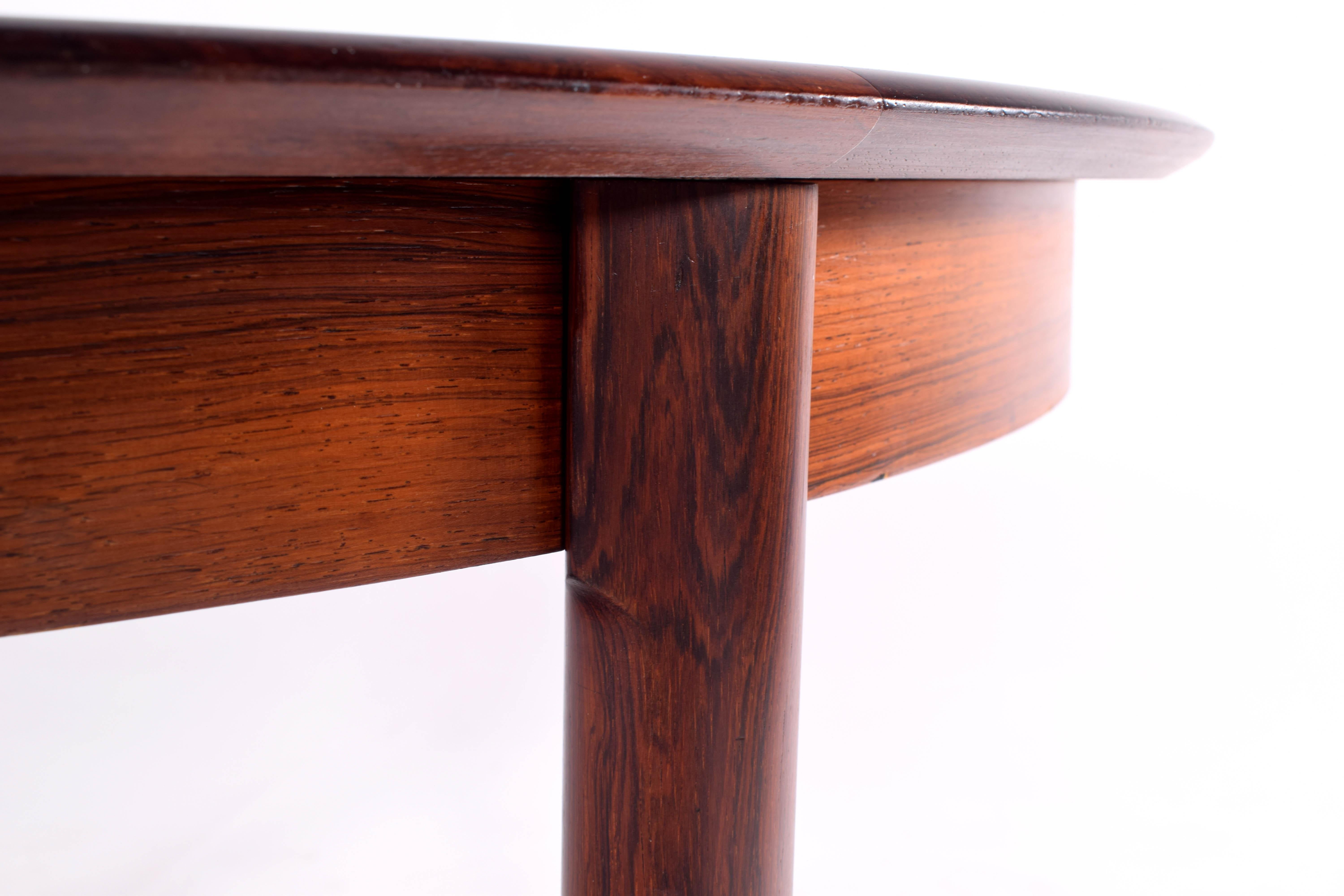 Midcentury Rosewood Dining Table Model 15 by Niels Moller for J.L. Møller 6