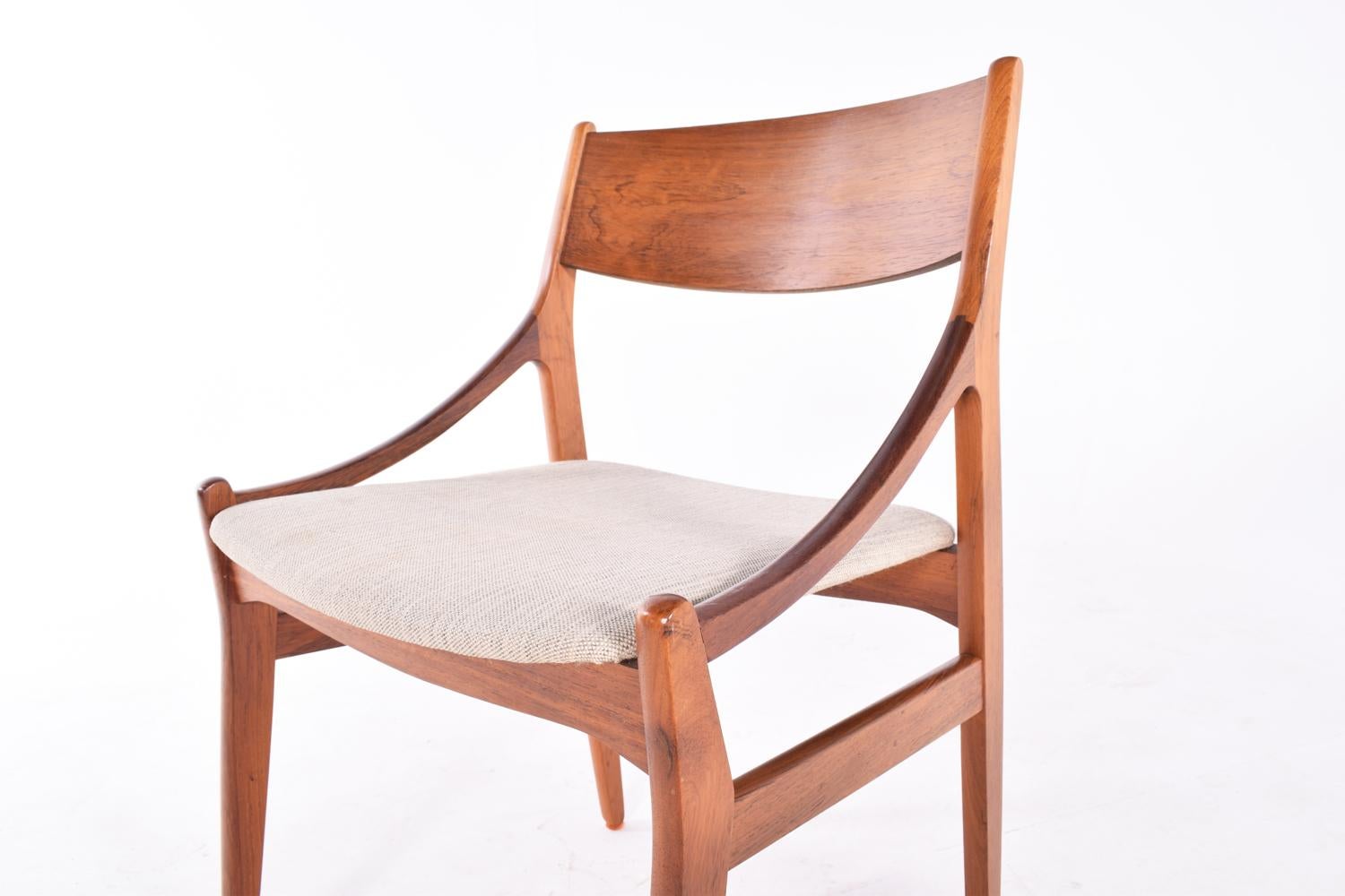 Mid-20th Century Midcentury Rosewood Dinning Chairs by Vestervig Erikson for Brdr. Tromborg
