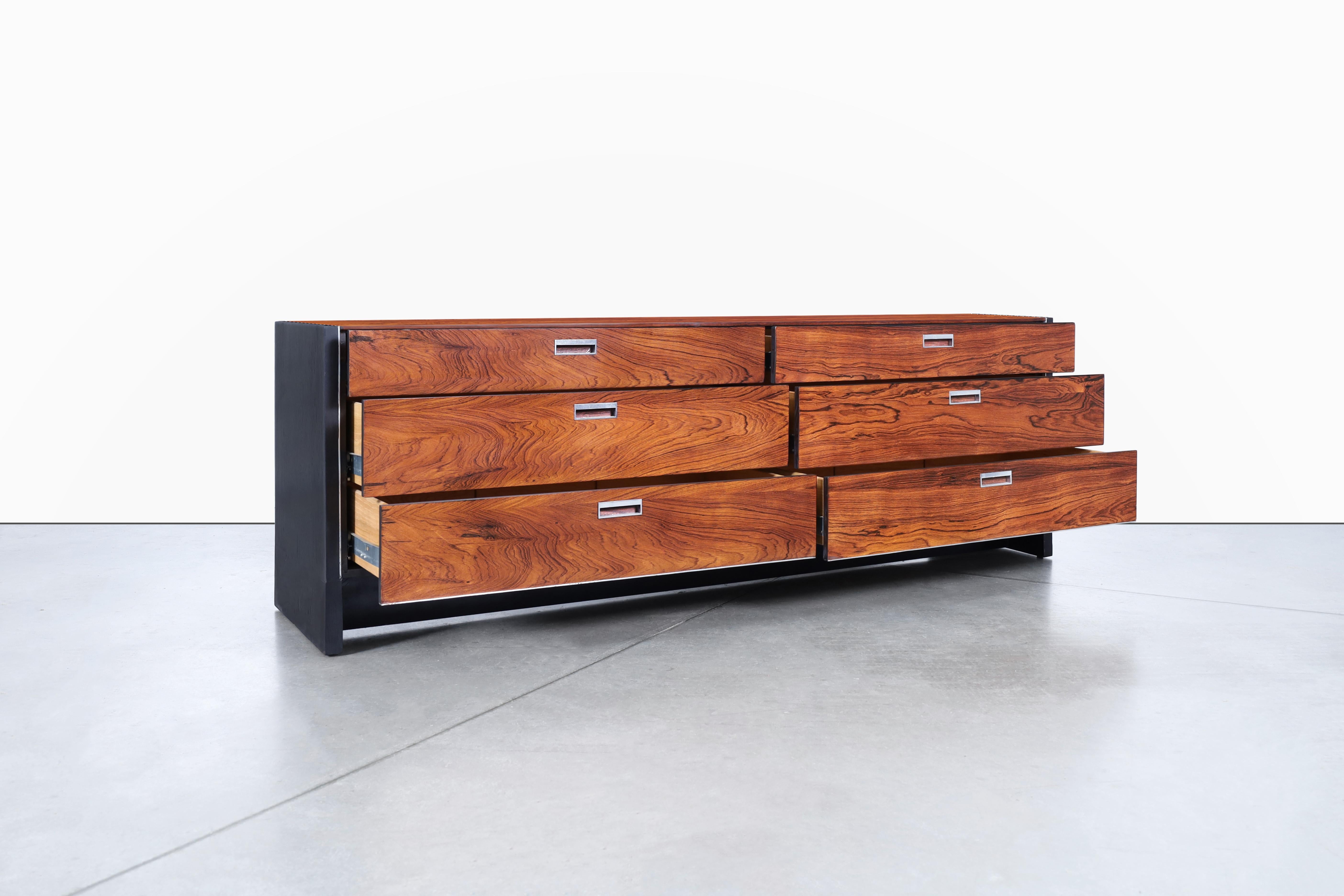 Mid-Century Modern Mid-Century Rosewood Dresser by Robert Baron for Glenn of California