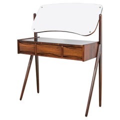 Retro Mid-Century Rosewood Dressing Table by A. Vodder for Ølholm Møbelfabri, 1960s