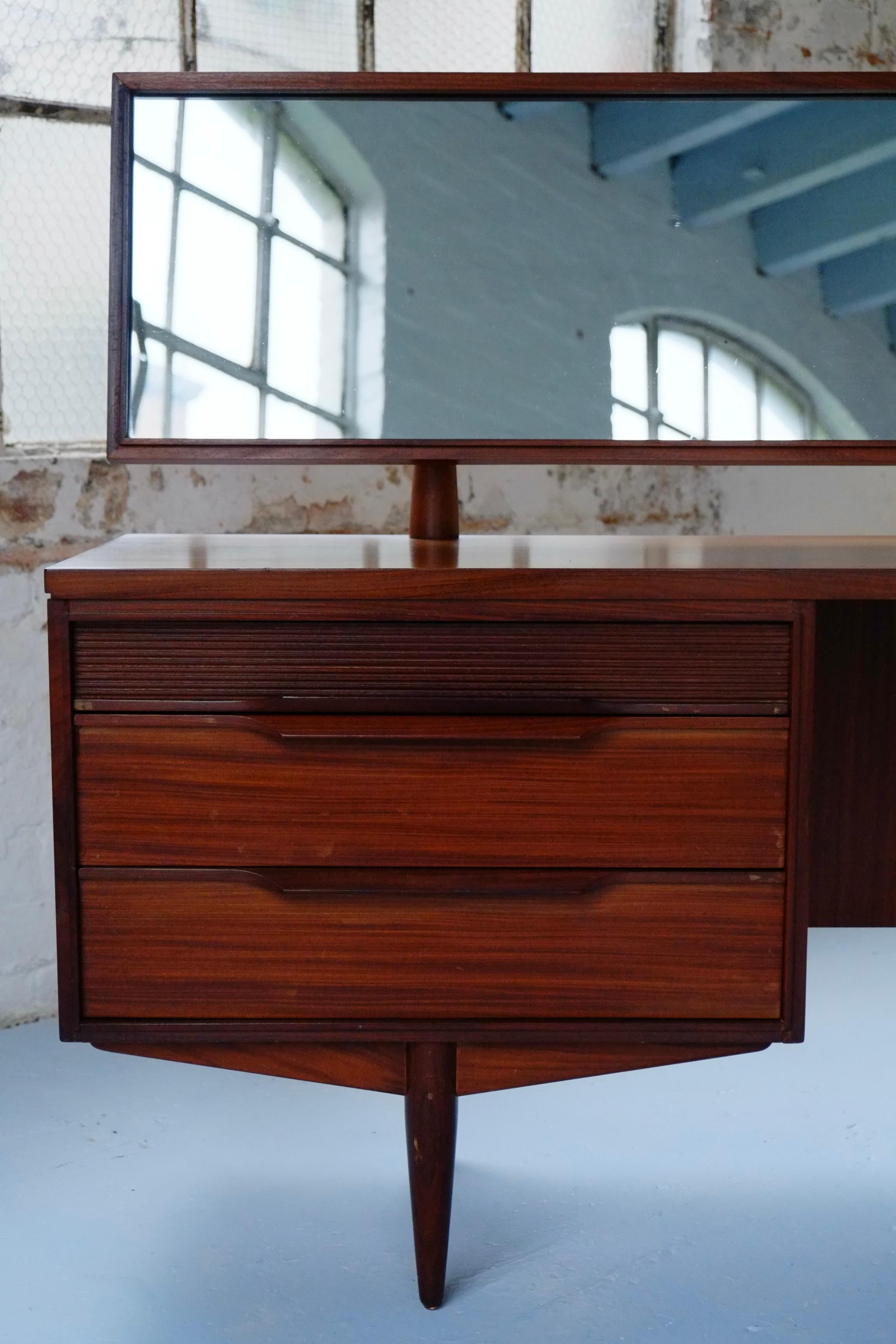 Mid Century Dressing Table & Stool by Arthur Edwards - English C1960 7