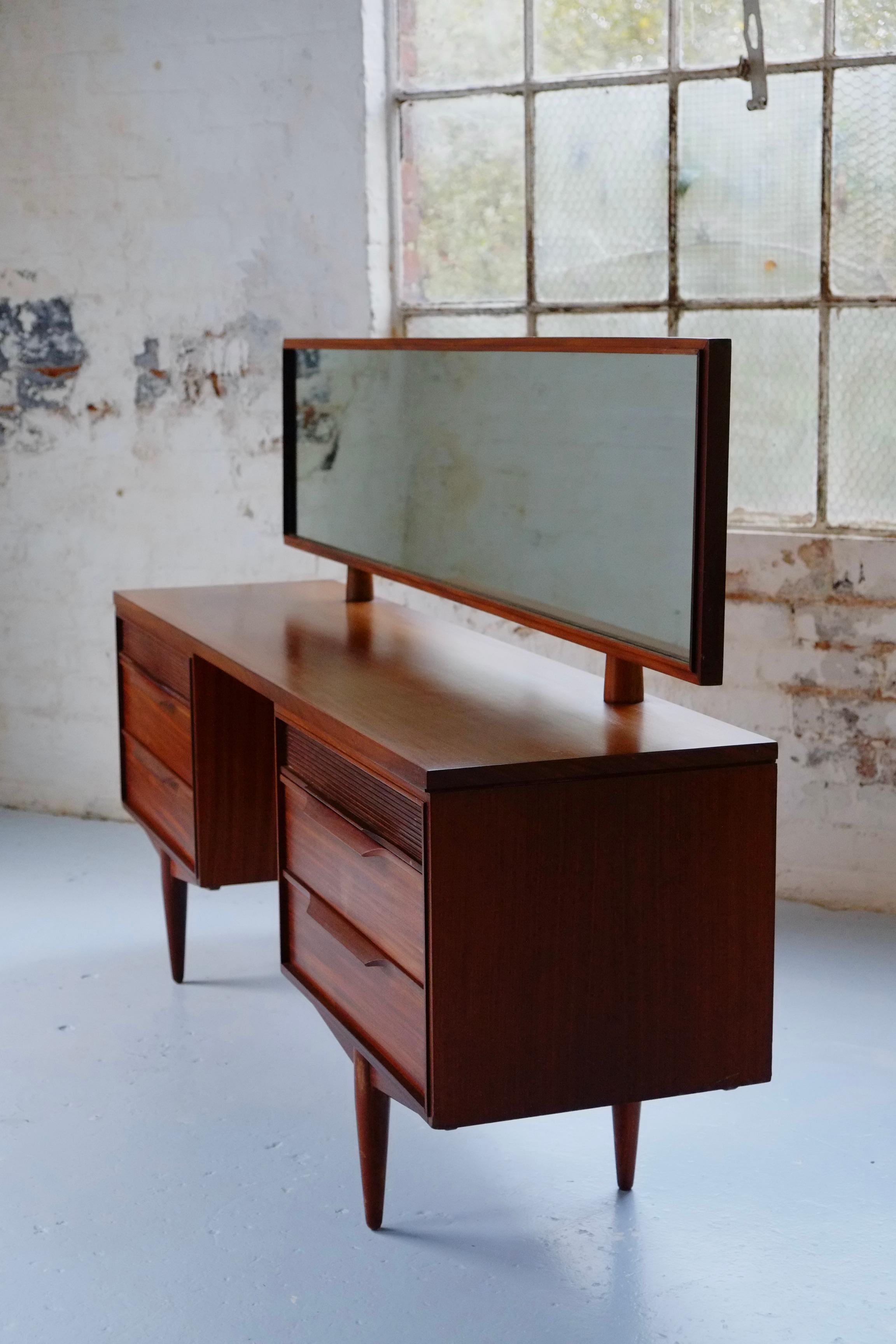 Mid-Century Modern Mid Century Dressing Table & Stool by Arthur Edwards - English C1960