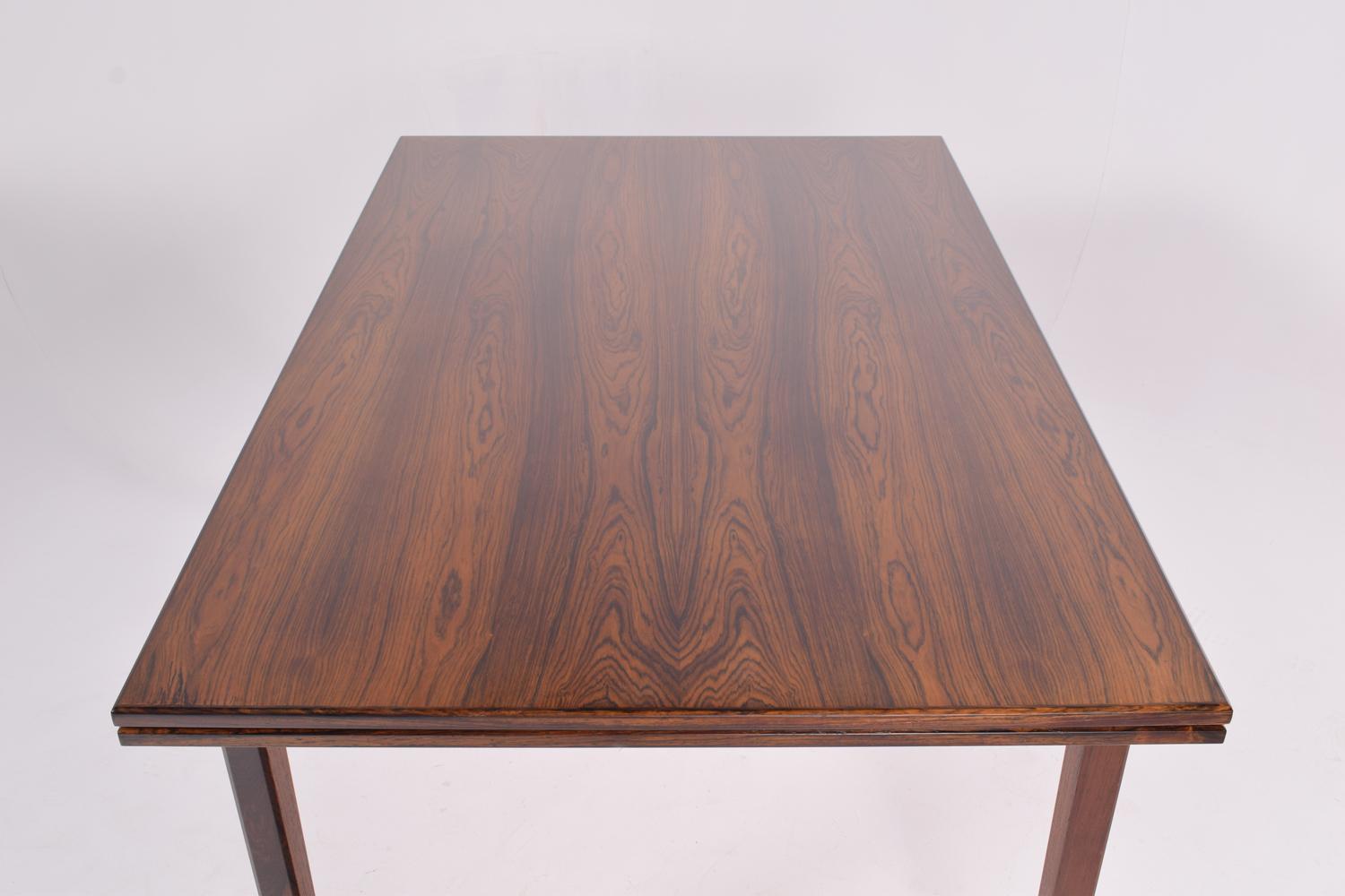 Midcentury Rosewood Extendable Dining Table, 1960s 7