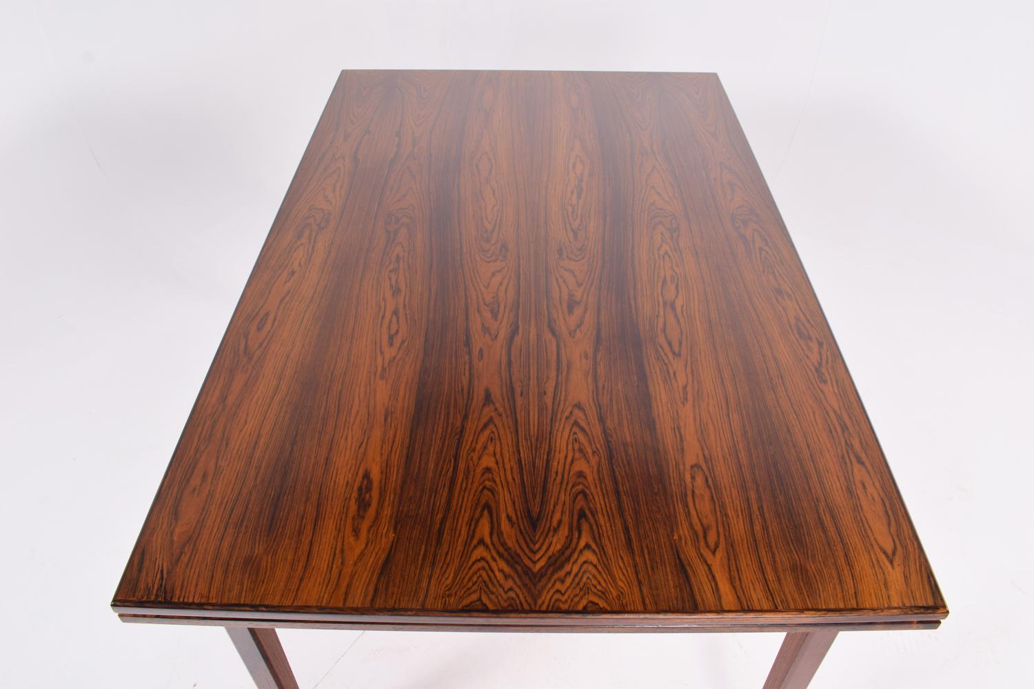 Midcentury Rosewood Extendable Dining Table, 1960s 8