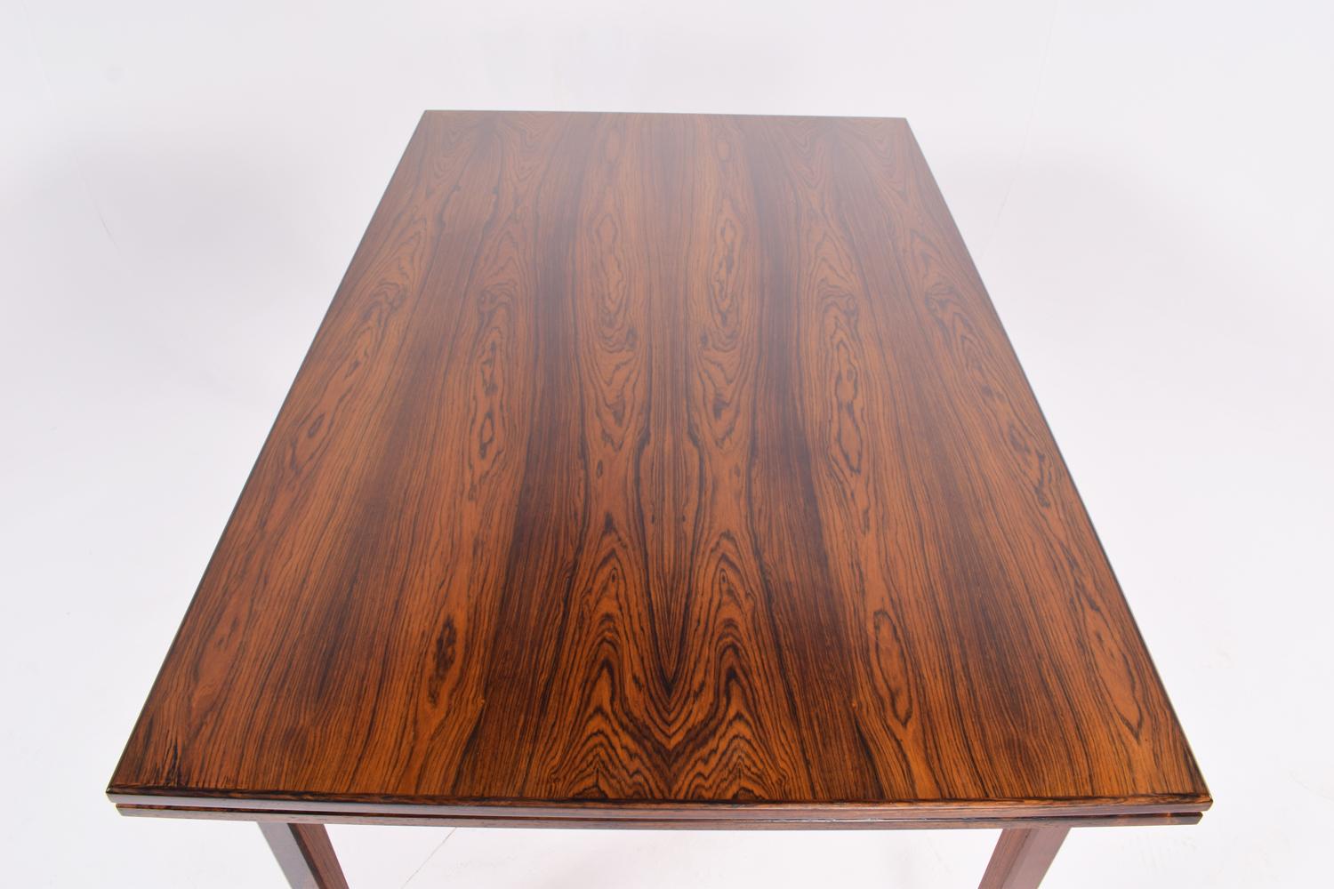 Midcentury Rosewood Extendable Dining Table, 1960s 9