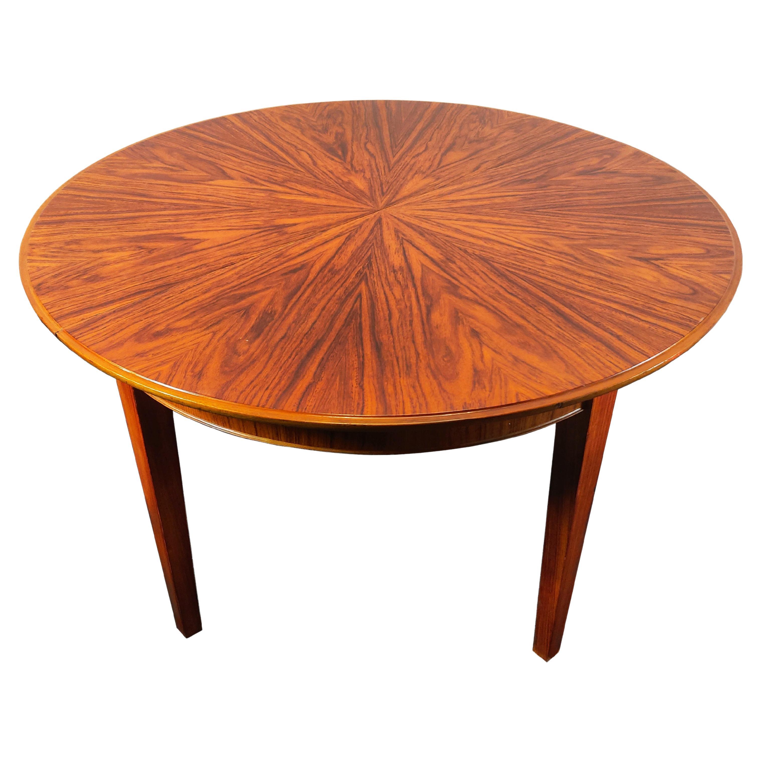 Mid-Century Rosewood Extendable Dining Table, 1960s