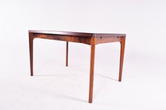 Midcentury Rosewood Extendable Dining Table by Henning Kjaerulf for Velje