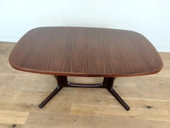 Midcentury Rosewood Extendable Dining Table by Niels Koefoeds Hornslet