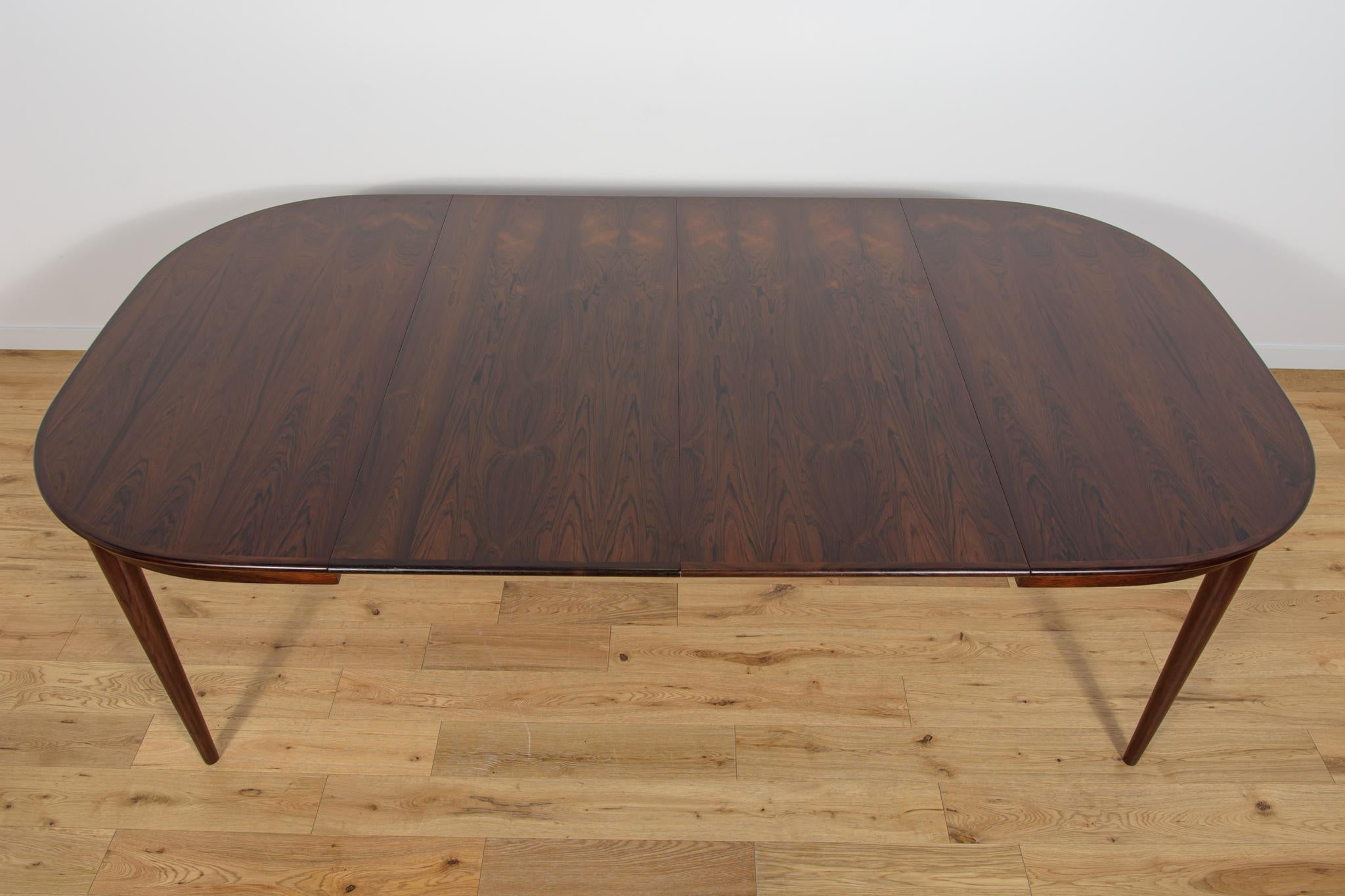 Mid-Century Rosewood Extendable Dining Table from Skovmand & Andersen, 1960s For Sale 3