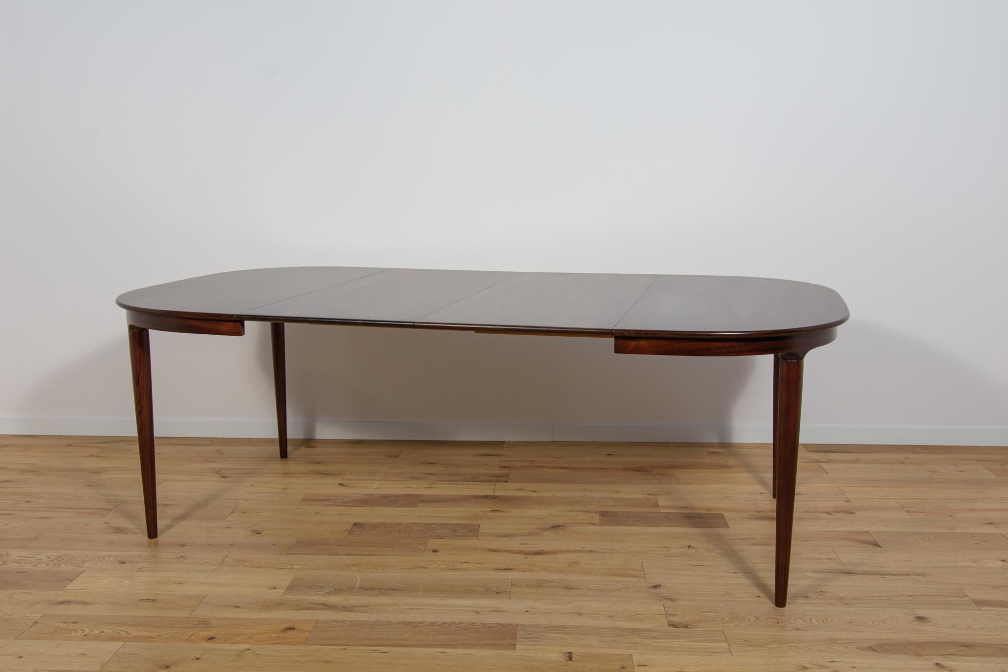 Mid-Century Rosewood Extendable Dining Table from Skovmand & Andersen, 1960s For Sale 4