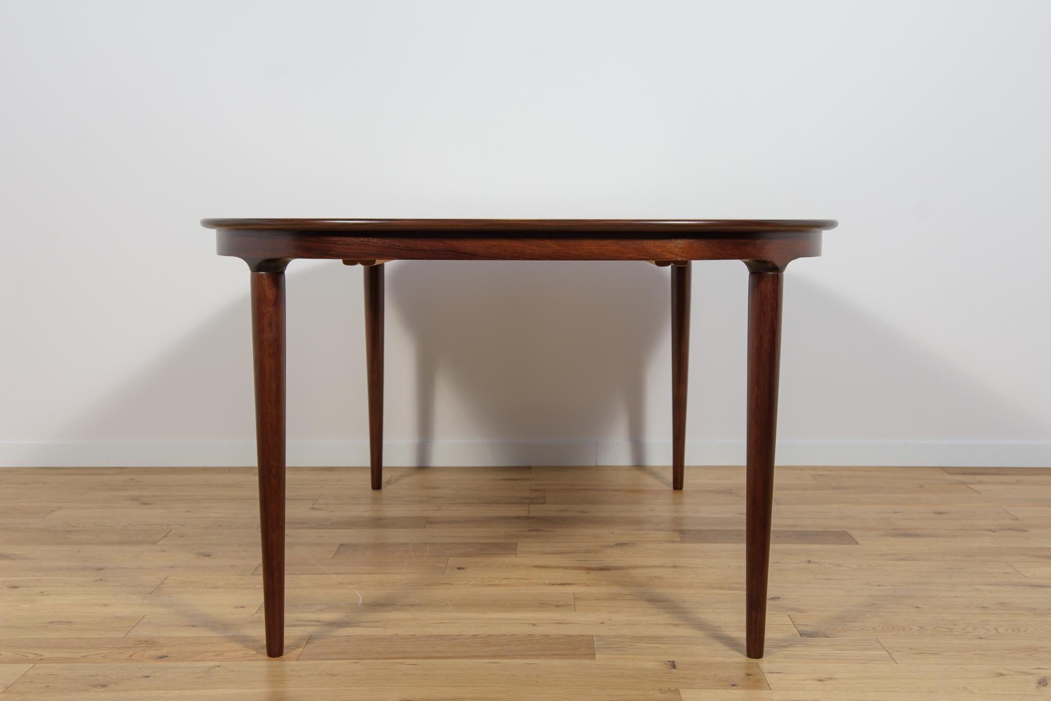 Mid-Century Rosewood Extendable Dining Table from Skovmand & Andersen, 1960s For Sale 6