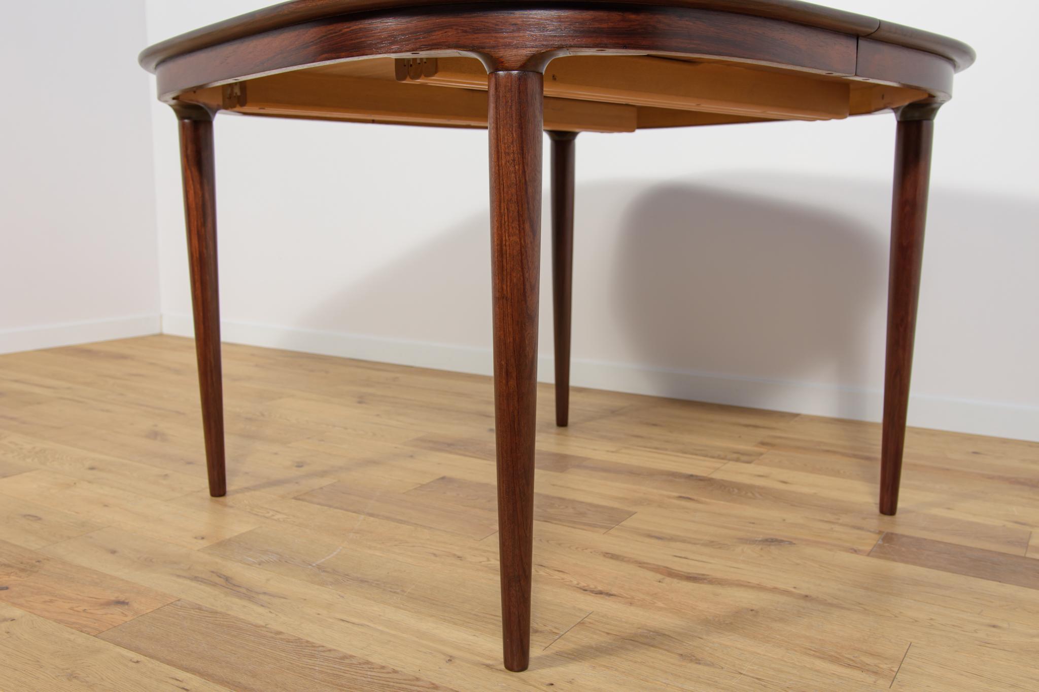 Mid-Century Rosewood Extendable Dining Table from Skovmand & Andersen, 1960s For Sale 10