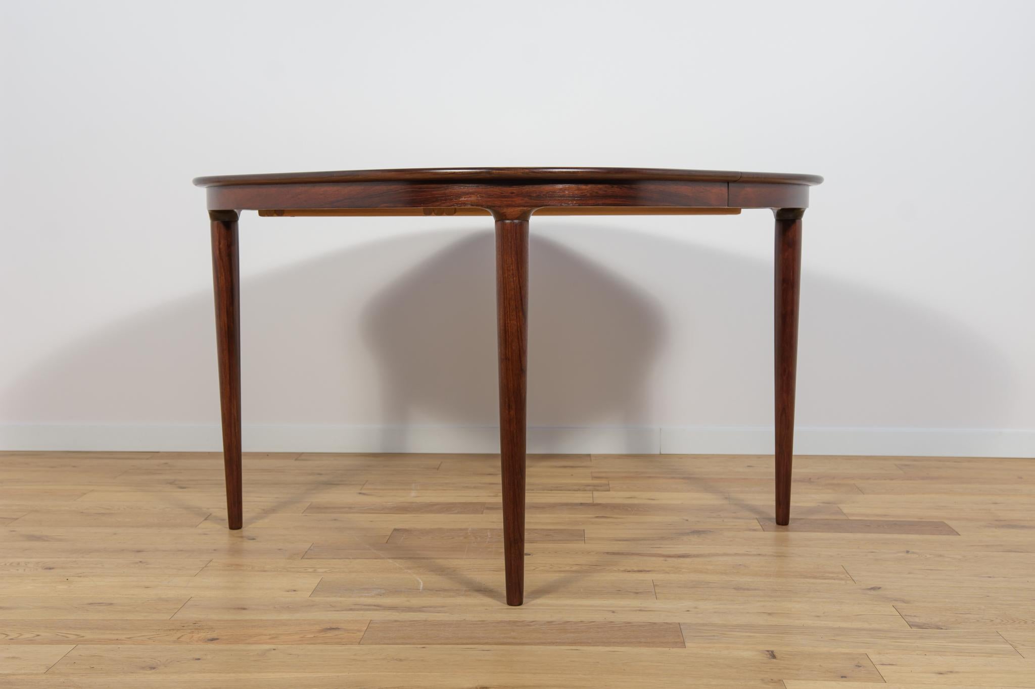 Woodwork Mid-Century Rosewood Extendable Dining Table from Skovmand & Andersen, 1960s For Sale