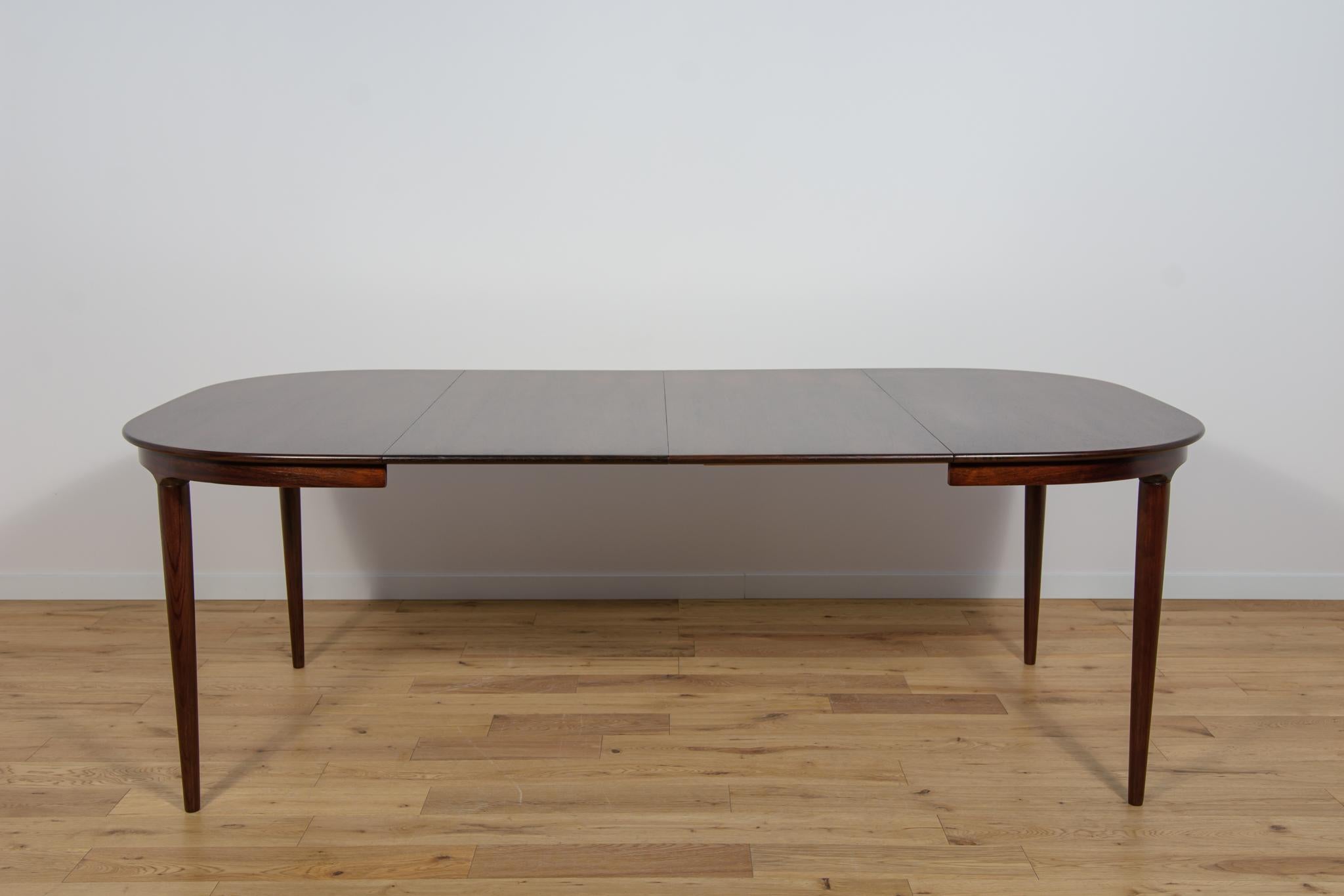 Mid-Century Rosewood Extendable Dining Table from Skovmand & Andersen, 1960s For Sale 1