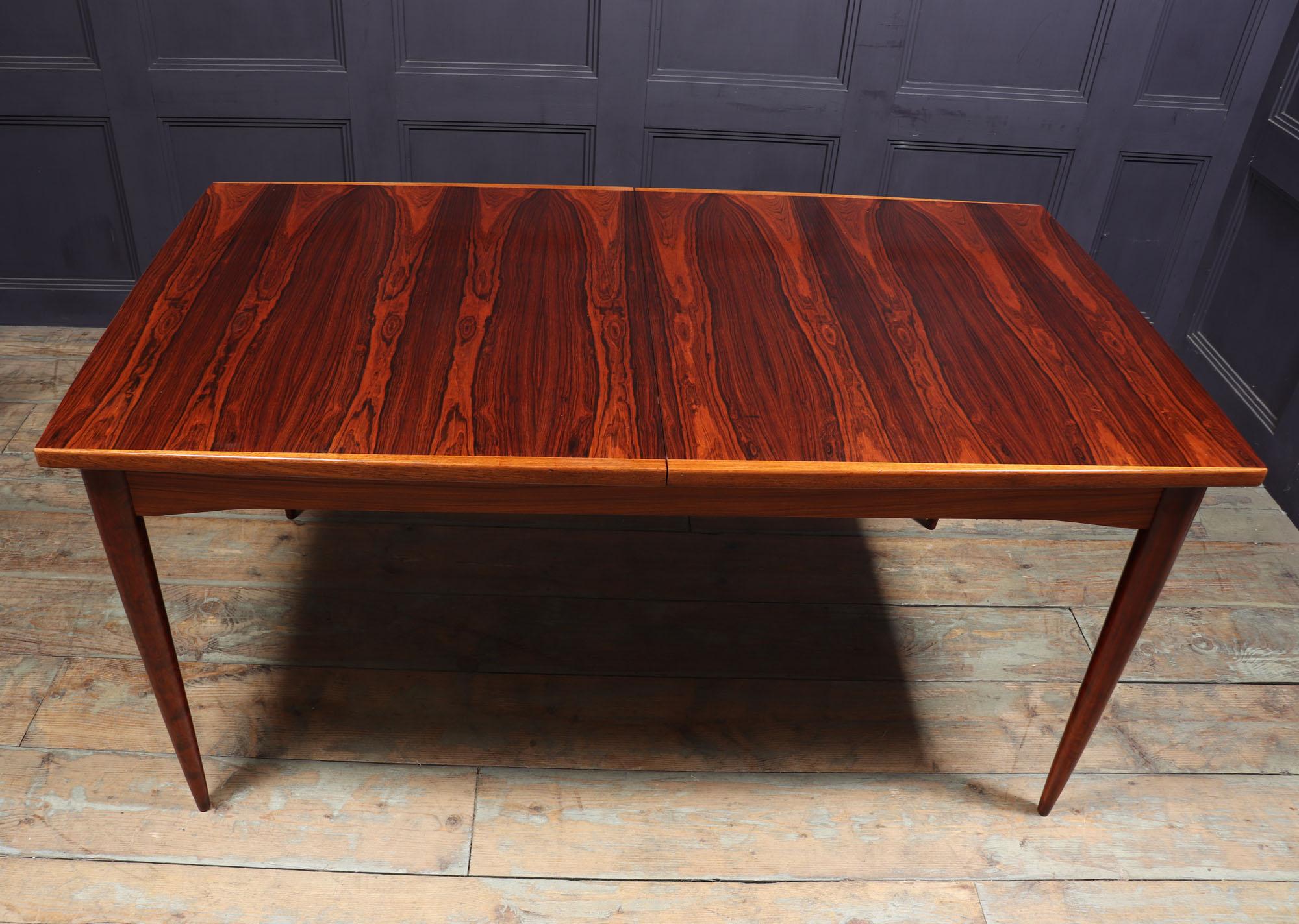 Midcentury Rosewood Extending Table For Sale 3