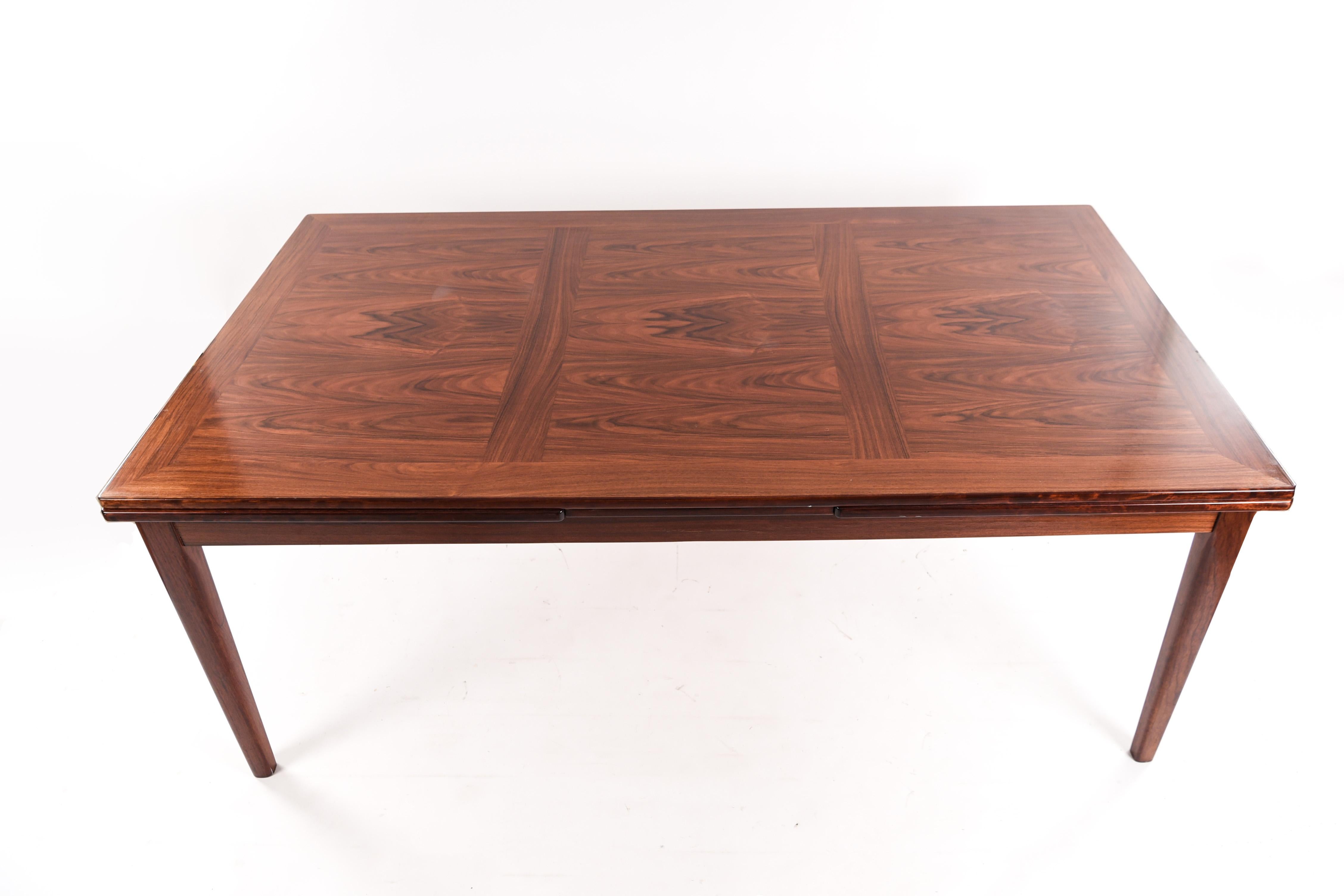 Mid-Century Modern Midcentury Rosewood Extension Dining Table