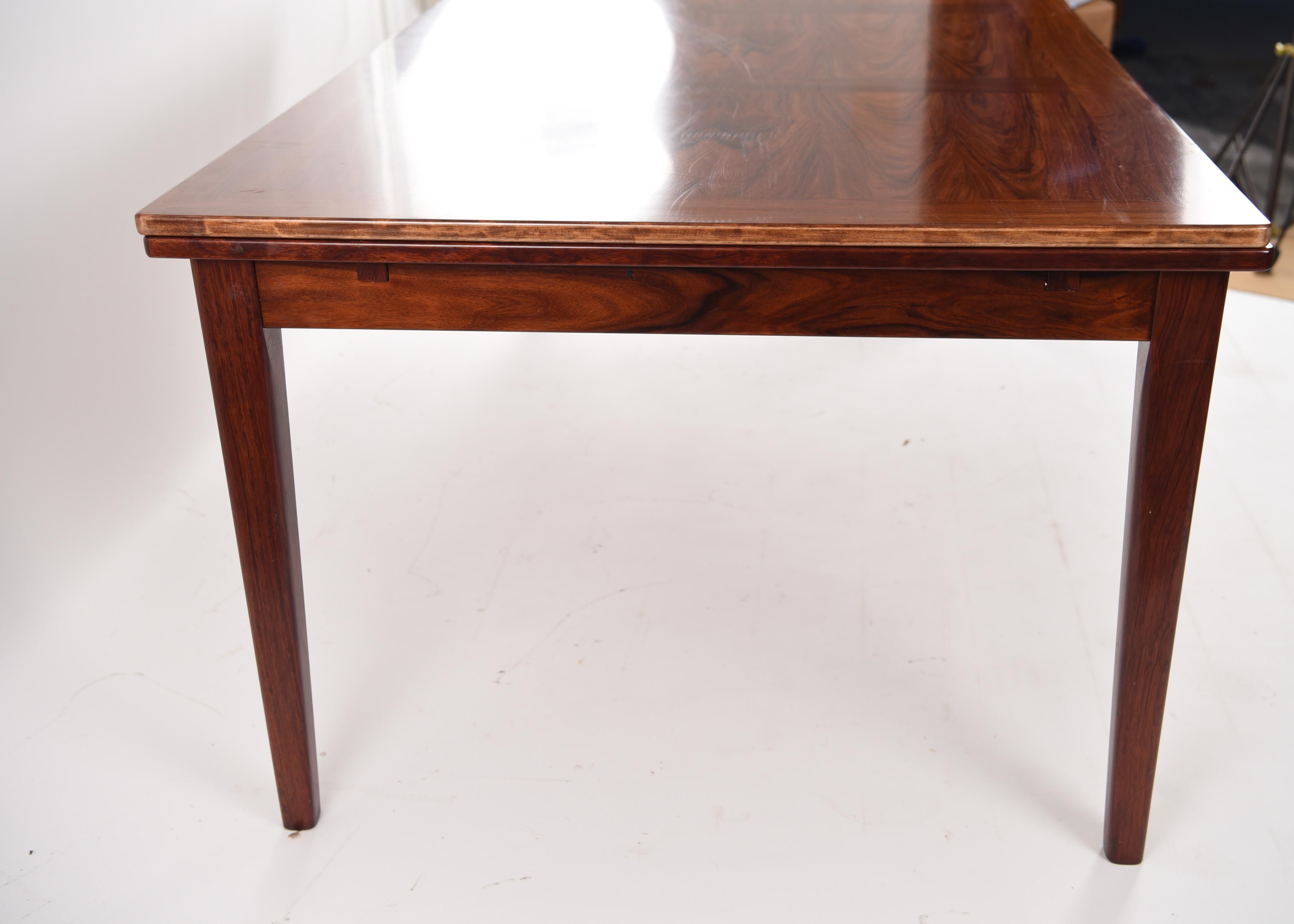 Midcentury Rosewood Extension Dining Table 1